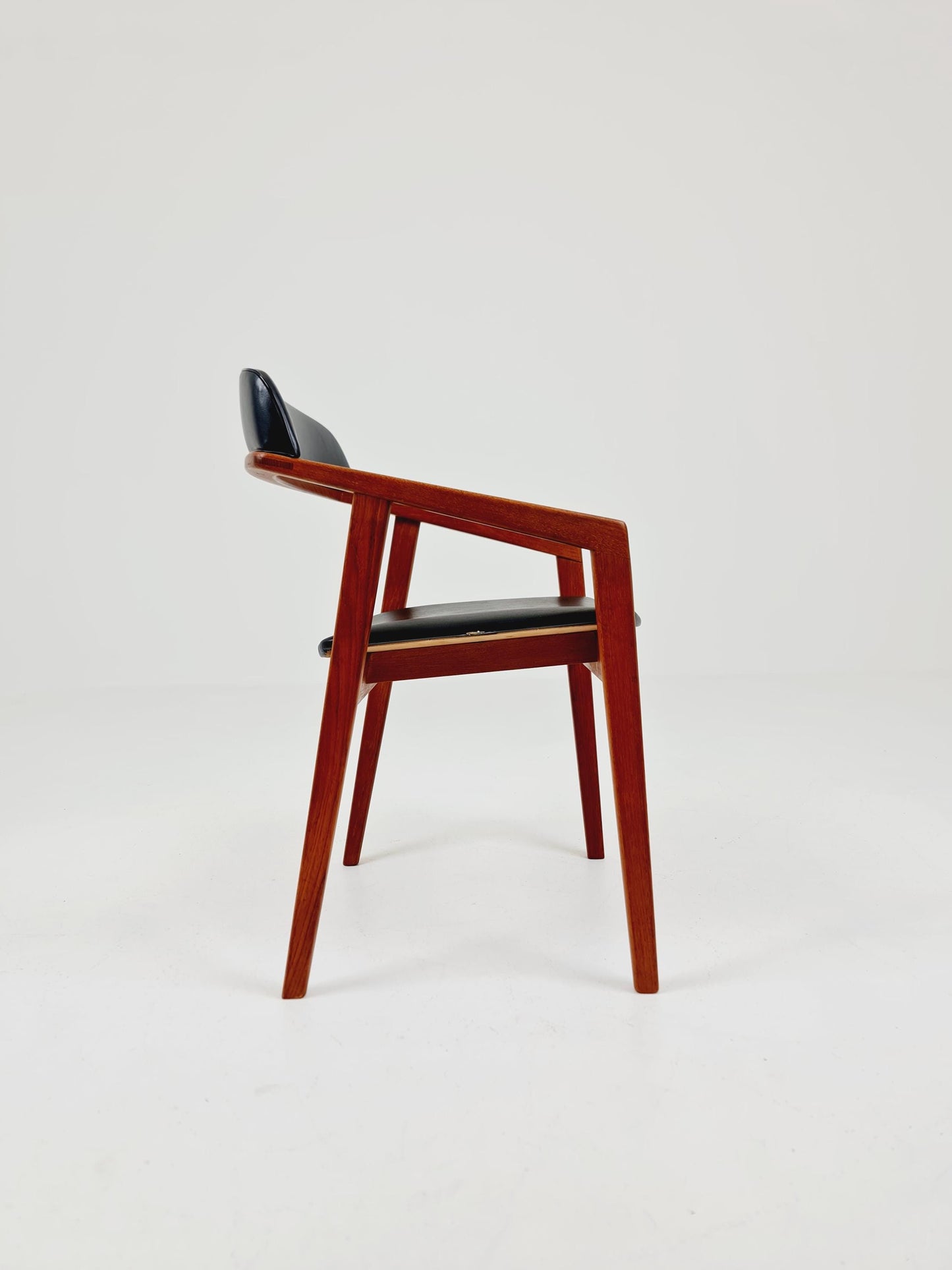 Danish Rare Teak Armchair By Sax Denmark Desk Chair 1960s