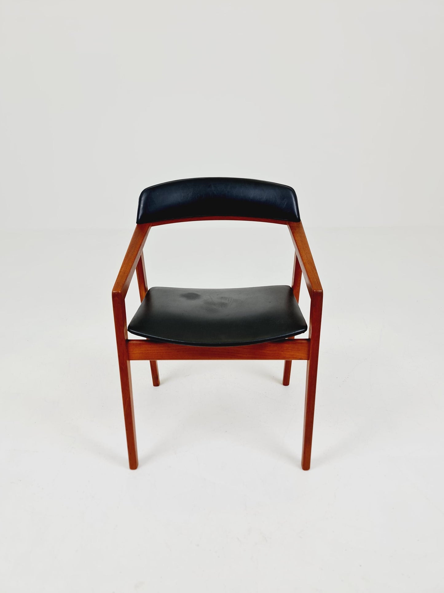 Danish Rare Teak Armchair By Sax Denmark Desk Chair 1960s