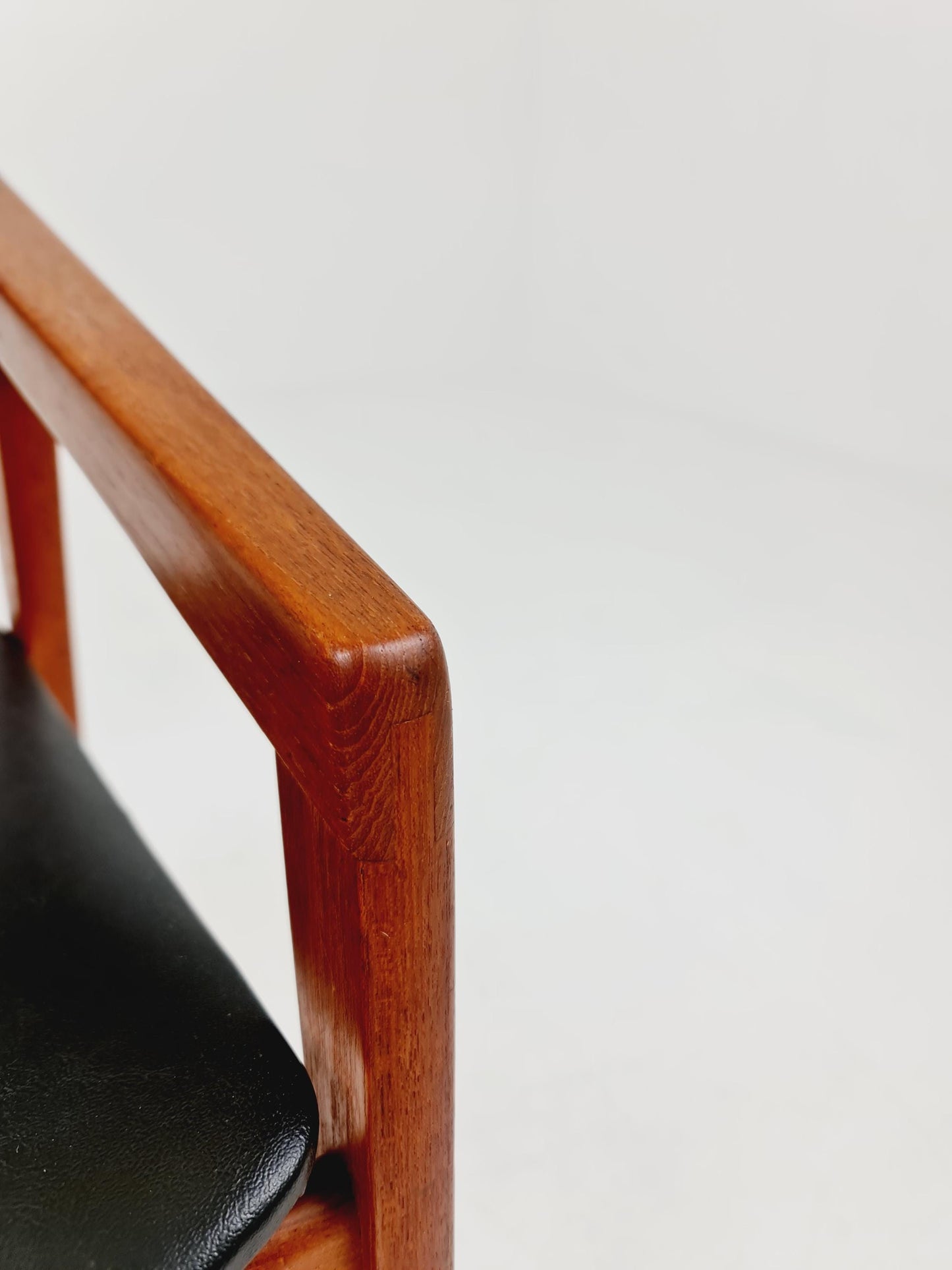 Danish Rare Teak Armchair By Sax Denmark Desk Chair 1960s