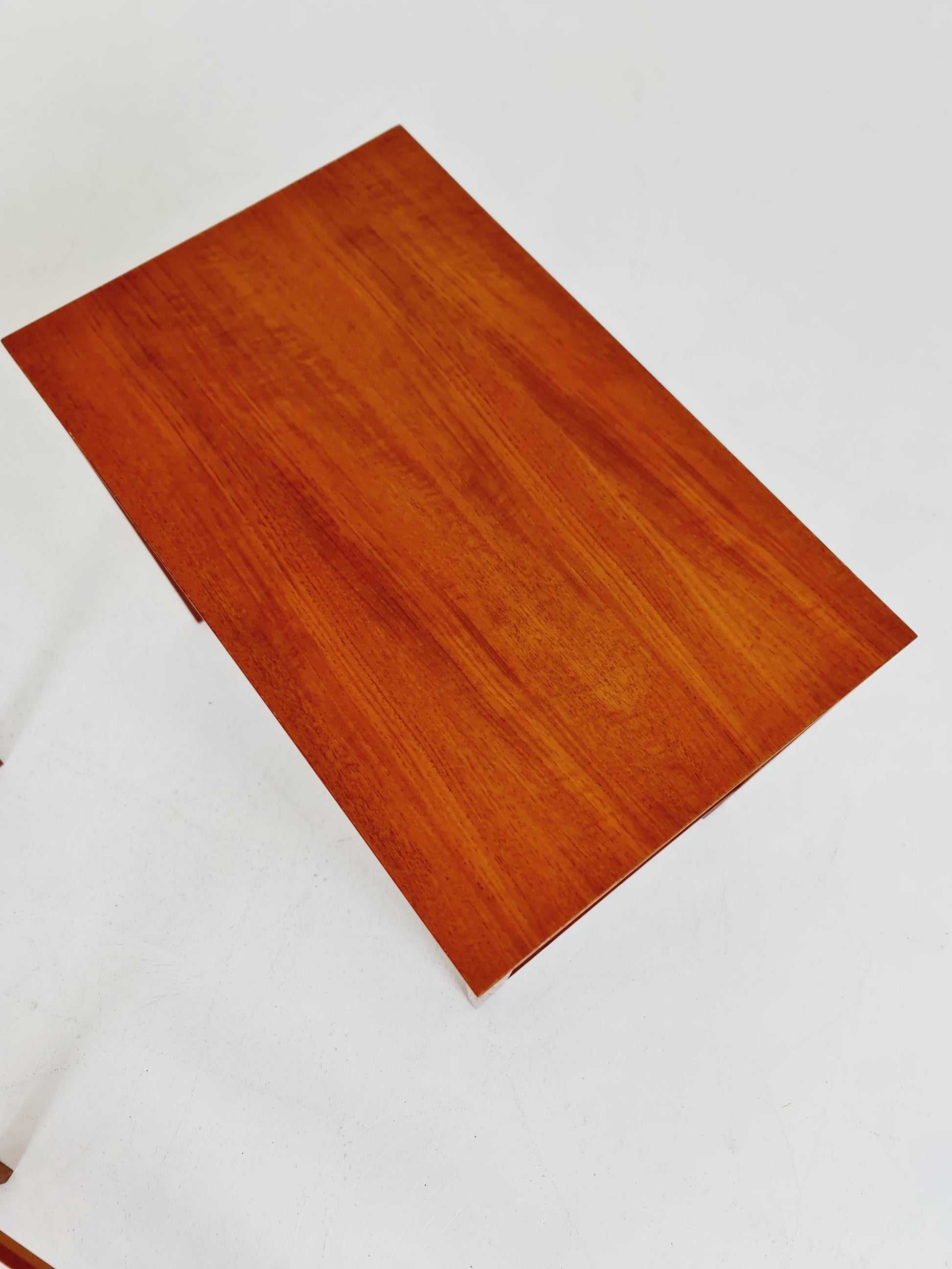 Midcentury Danish teak Nesting Tables by Peter Hvidt & Orla Mölgaard for Cado , 3 Set 1960s