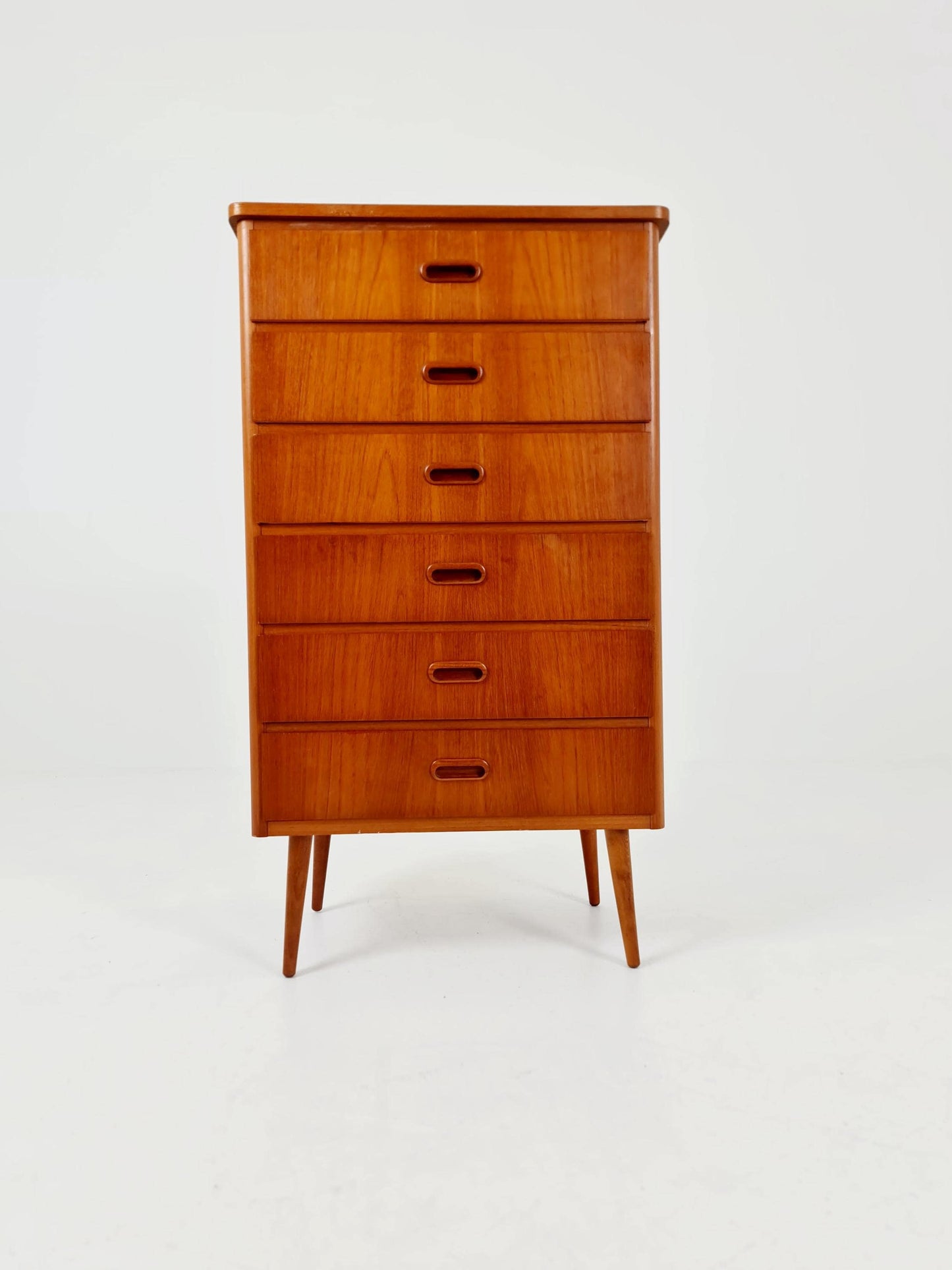 Midcentury danish design chest of drawers / drawer dresser /6 drawers cabinet, 1960s