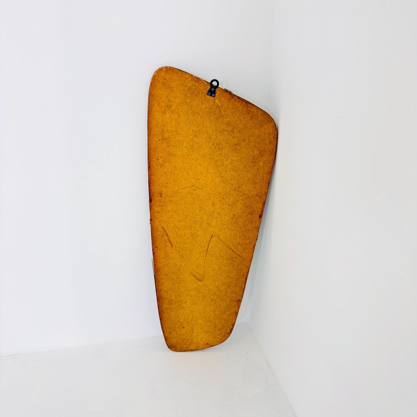 Rare Mid-Century Modern Kidney Wall Mirror – Germany, 1960s