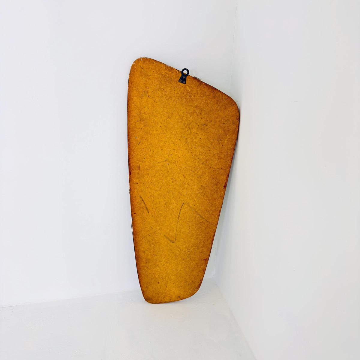 Rare Mid-Century Modern Kidney Wall Mirror – Germany, 1960s