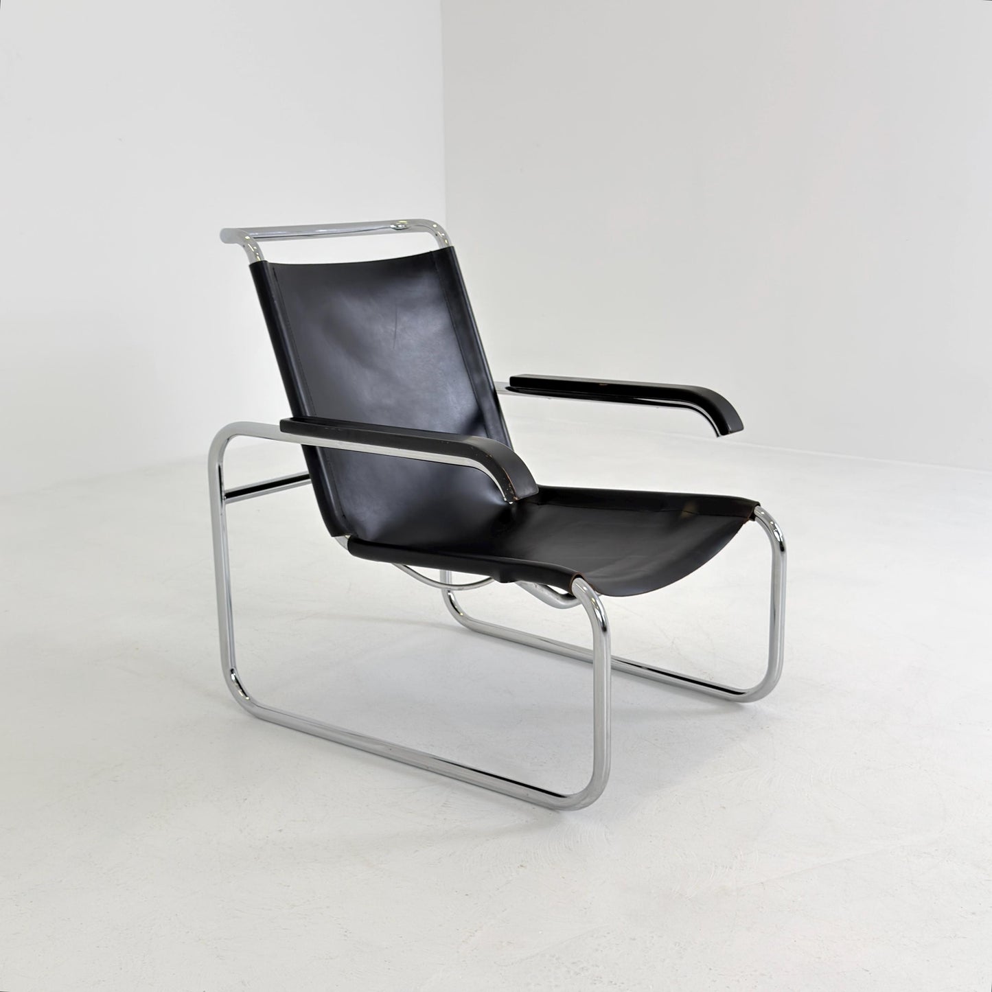 Mid century B35 - S35 L Lounge chair by – Marcel Breuer Bauhaus Design, for Thonet 1980s