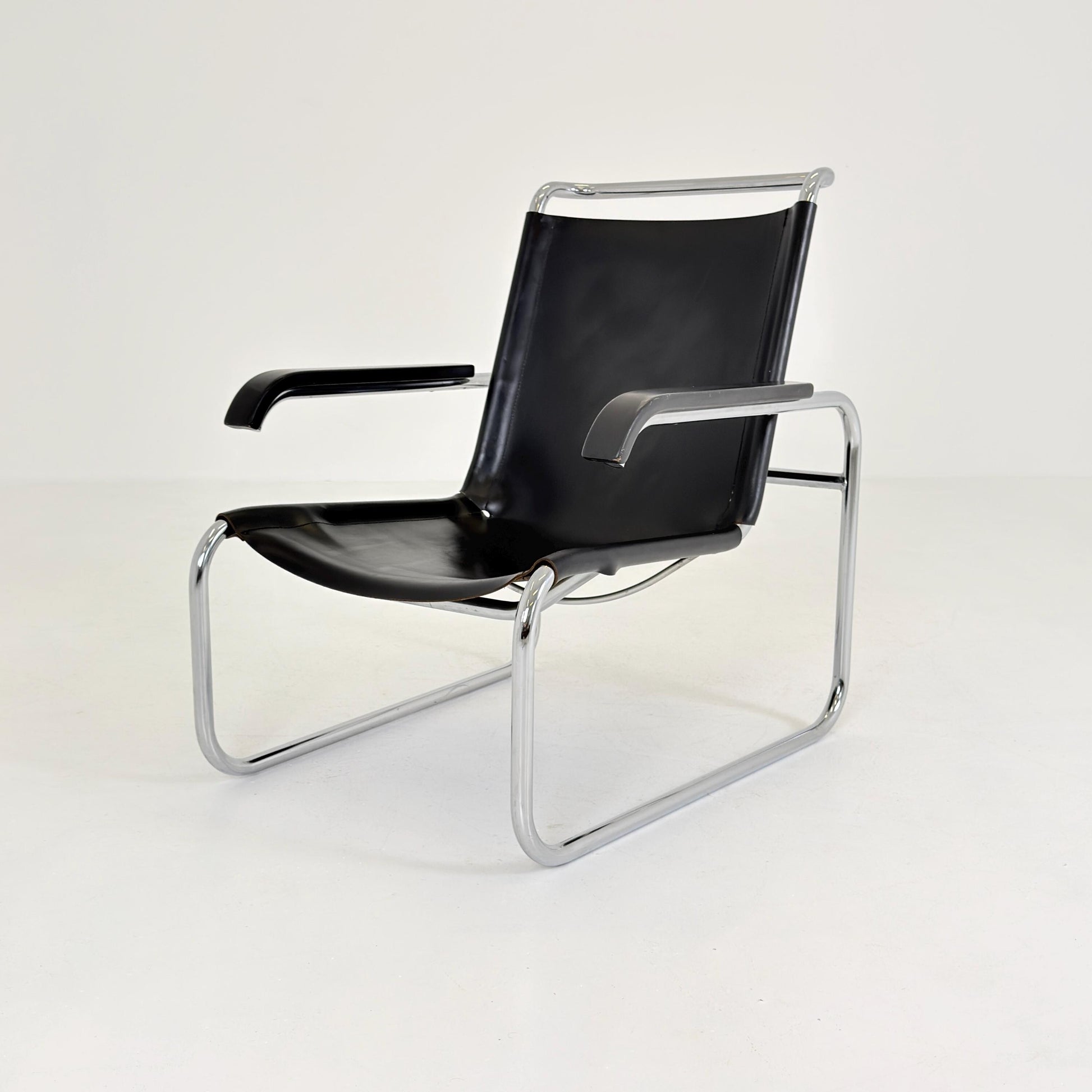 Mid century B35 - S35 L Lounge chair by – Marcel Breuer Bauhaus Design, for Thonet 1980s