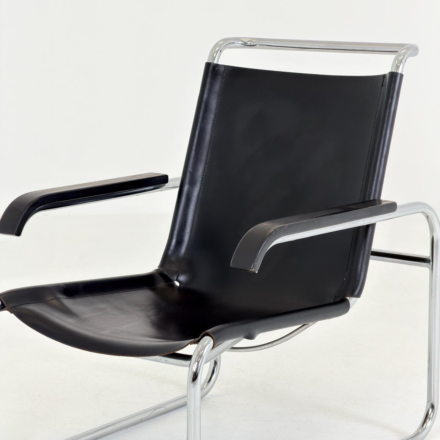 Mid century B35 - S35 L Lounge chair by – Marcel Breuer Bauhaus Design, for Thonet 1980s