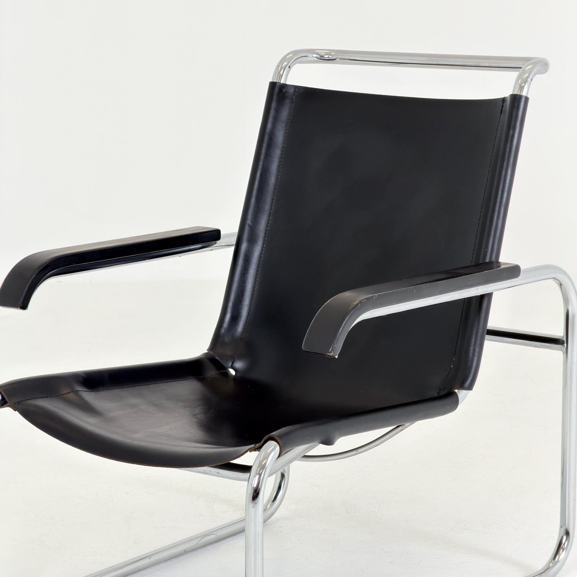 Mid century B35 - S35 L Lounge chair by – Marcel Breuer Bauhaus Design, for Thonet 1980s