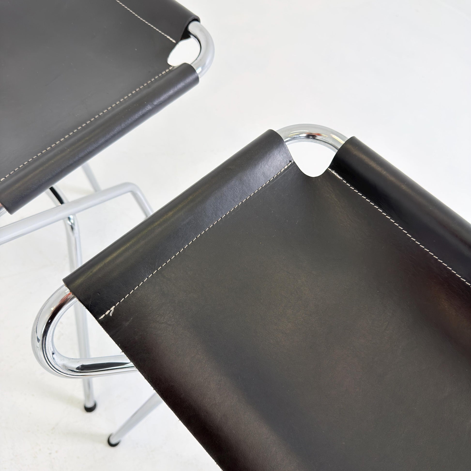 Set of 10 Lammhults Rider Bar Stools by Anna von Schewen and Björn Dahlström Swedish Design Black 2000s