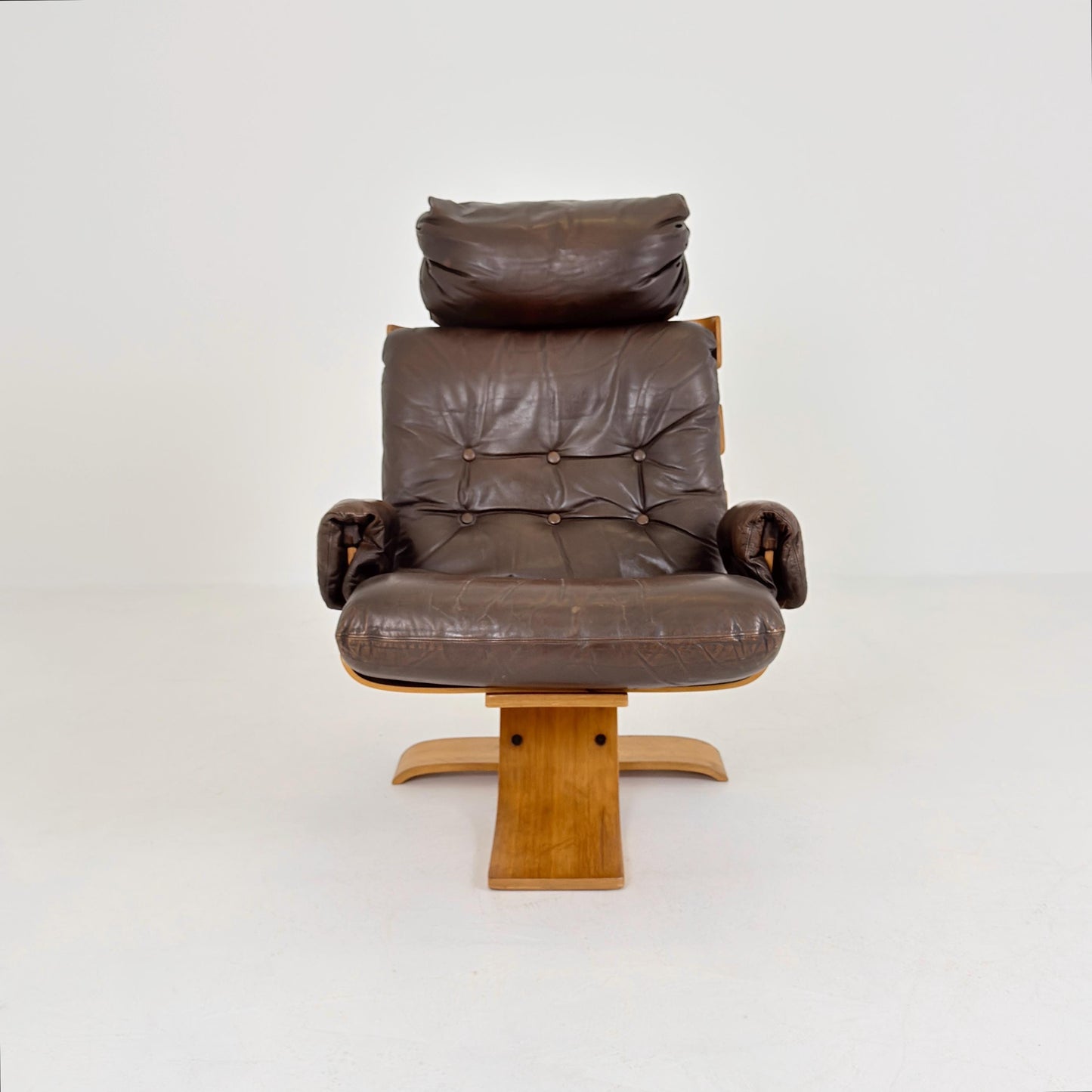 Mid century Kroken Lounge Chair by Åke Fribyter for Nelo Sweden 1970s