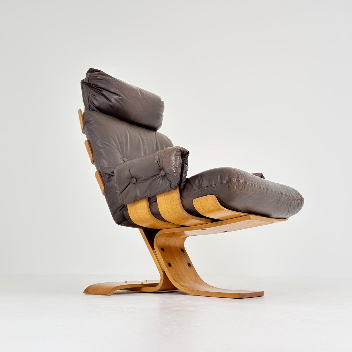 Mid century Kroken Lounge Chair by Åke Fribyter for Nelo Sweden 1970s