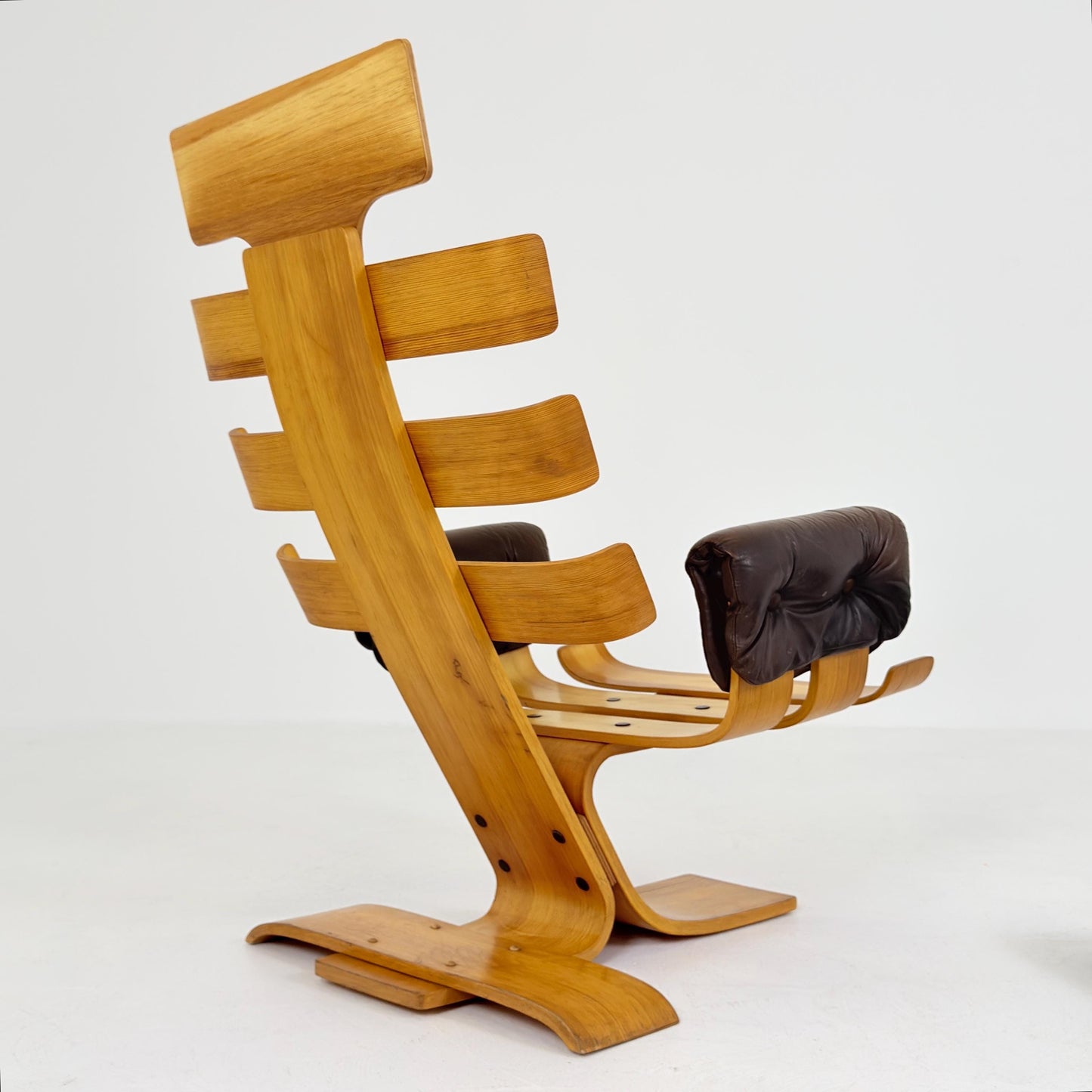 Mid century Kroken Lounge Chair by Åke Fribyter for Nelo Sweden 1970s