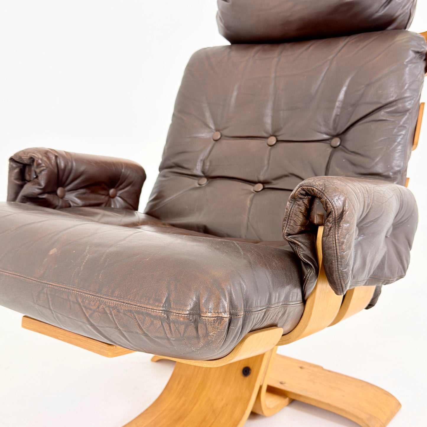 Mid century Kroken Lounge Chair by Åke Fribyter for Nelo Sweden 1970s