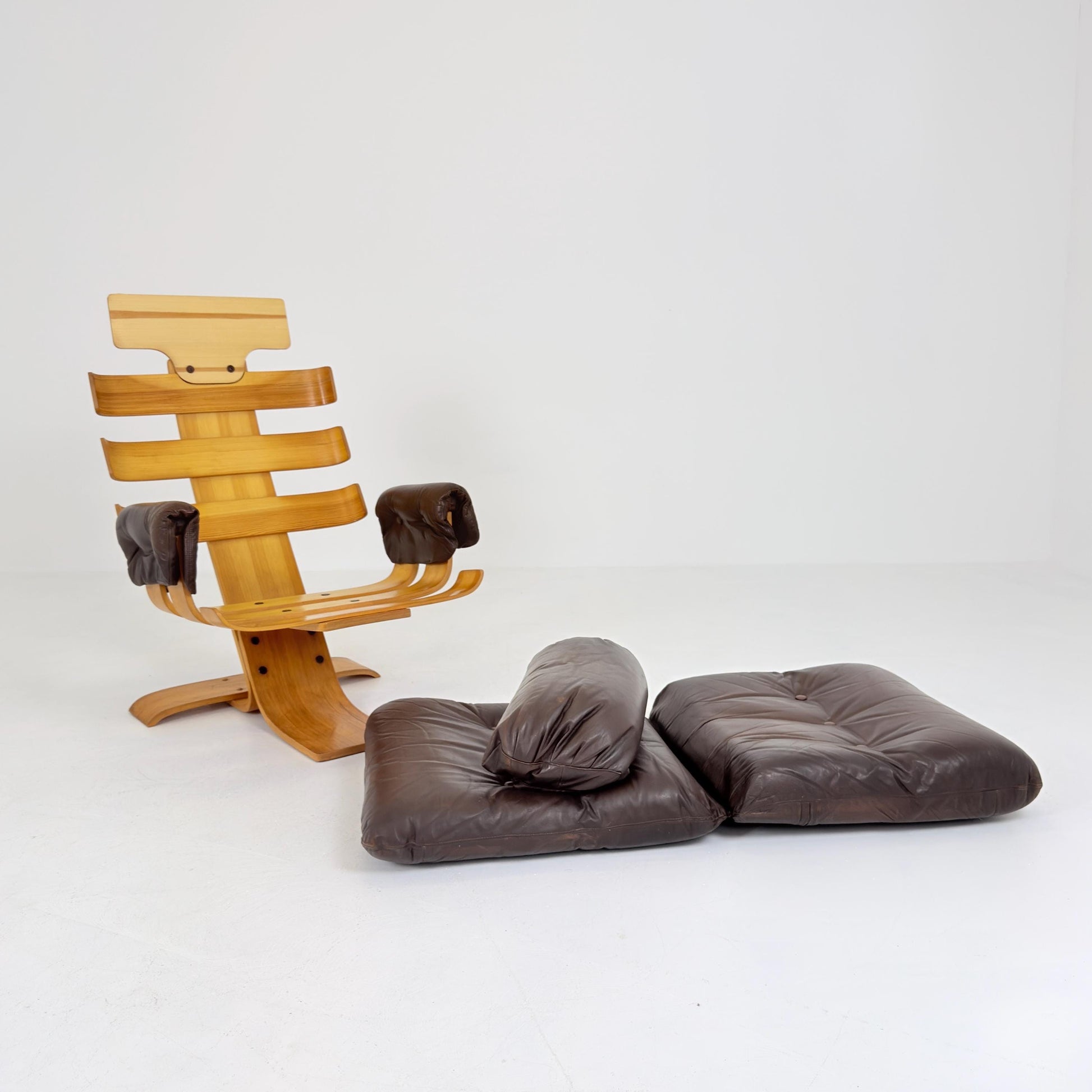 Mid century Kroken Lounge Chair by Åke Fribyter for Nelo Sweden 1970s