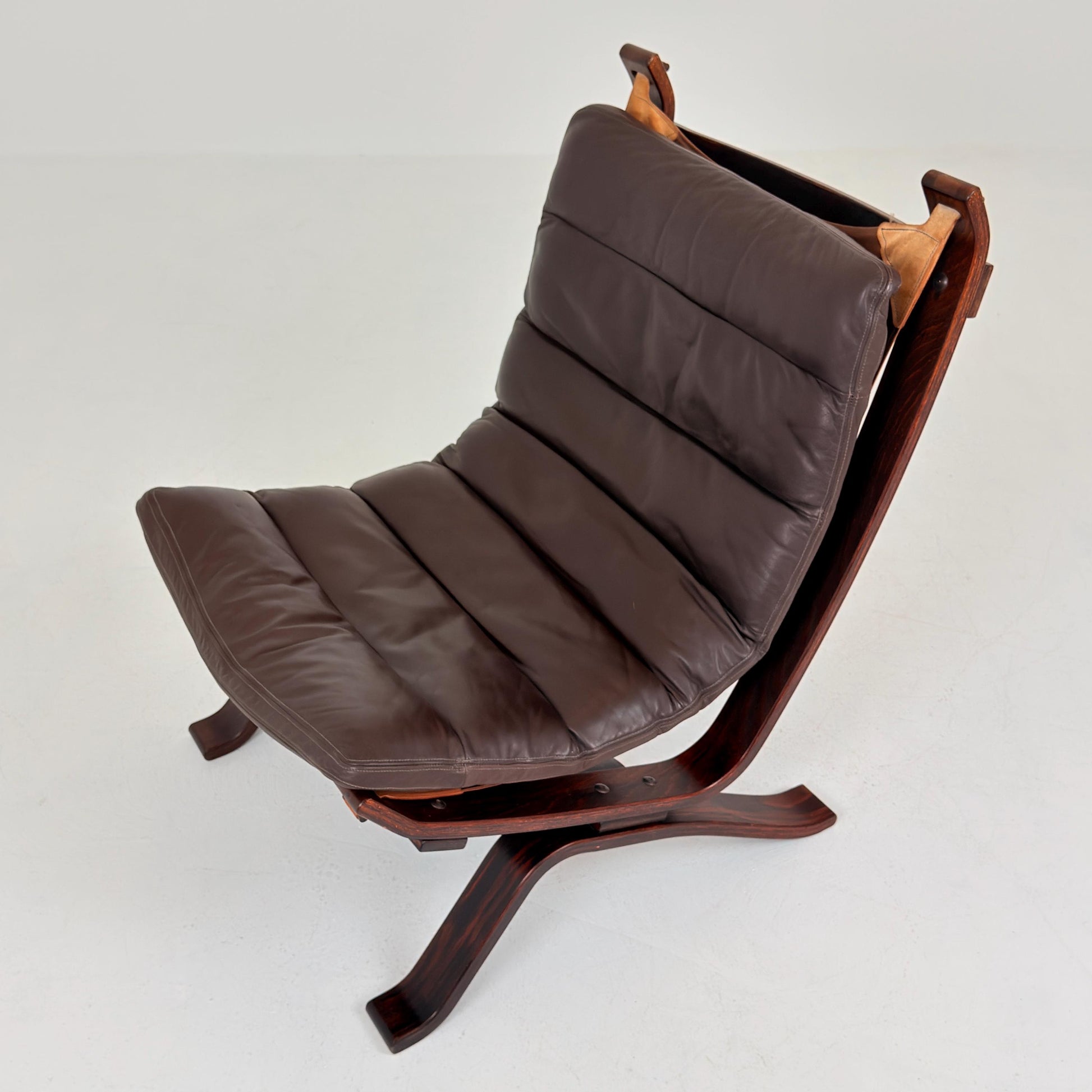 1 of 4 Mid century Focus Lounge Chairs Danish Modern Armchair | Mid Century Scandinavian Sling Chair by Bramin Denmark 1907s