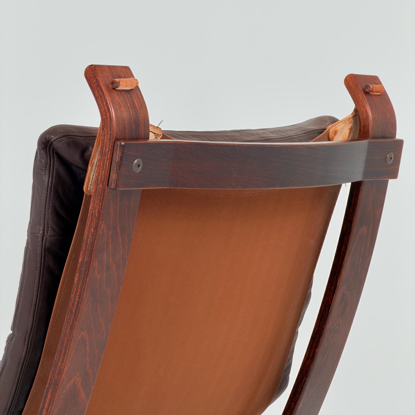 1 of 4 Mid century Focus Lounge Chairs Danish Modern Armchair | Mid Century Scandinavian Sling Chair by Bramin Denmark 1907s