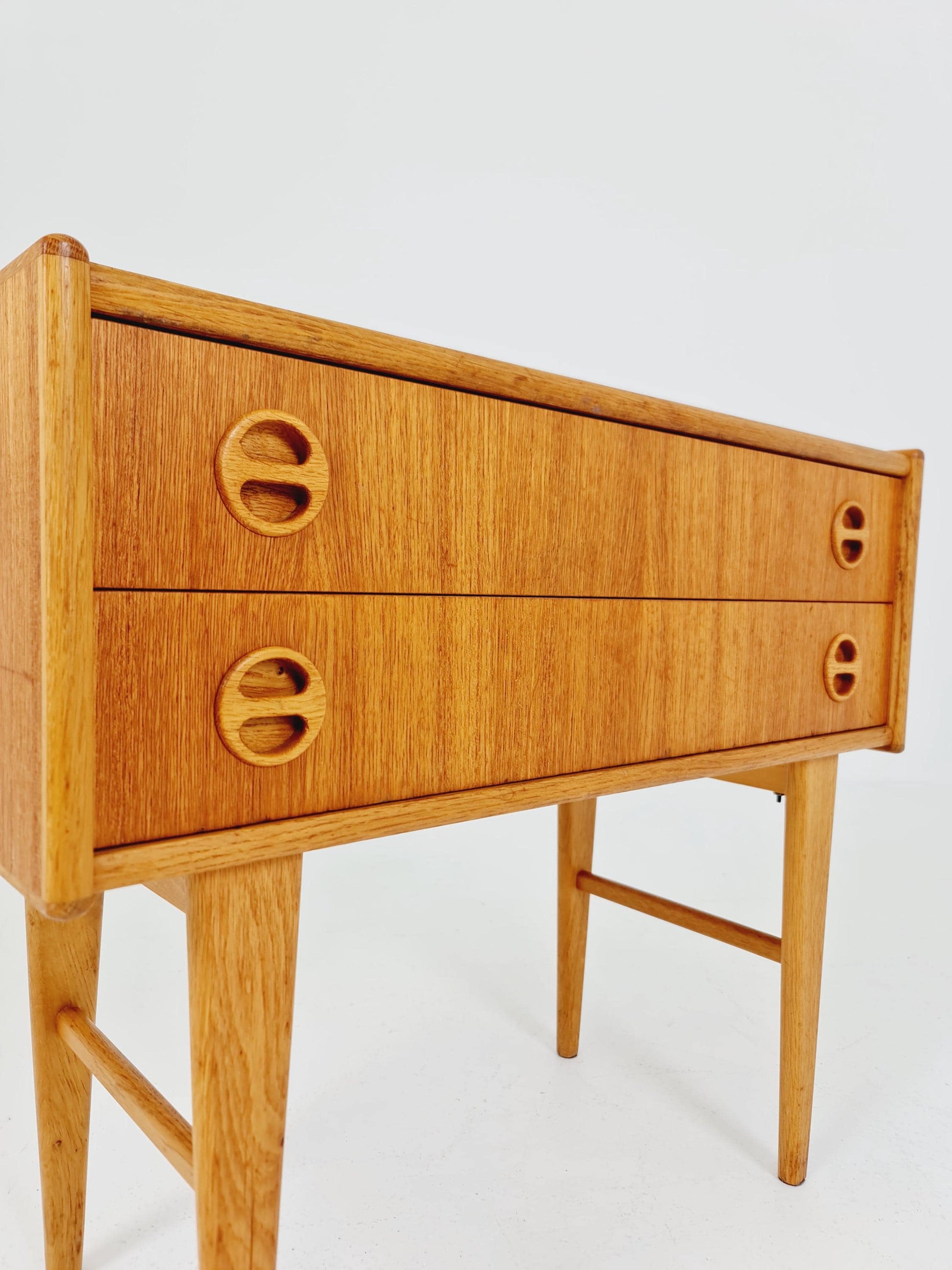Midcentury Carlström & Co Teak Vintage Side table/ Bedside table/ Night stand straight from the sixties