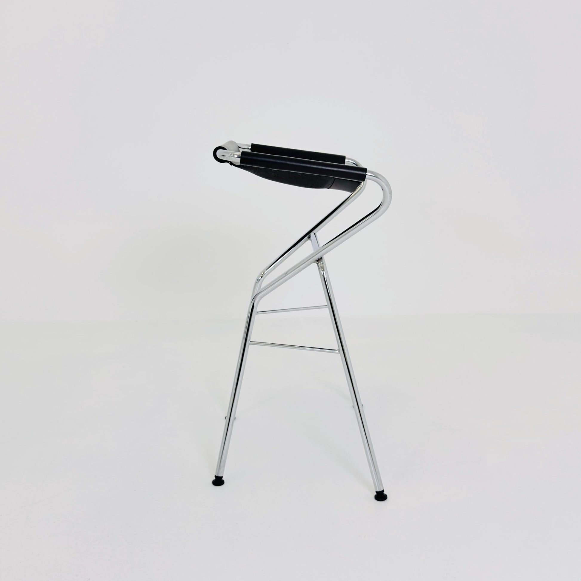 Set of 4 Lammhults Rider Bar Stools by Anna von Schewen and Björn Dahlström Swedish Design Black 2000s