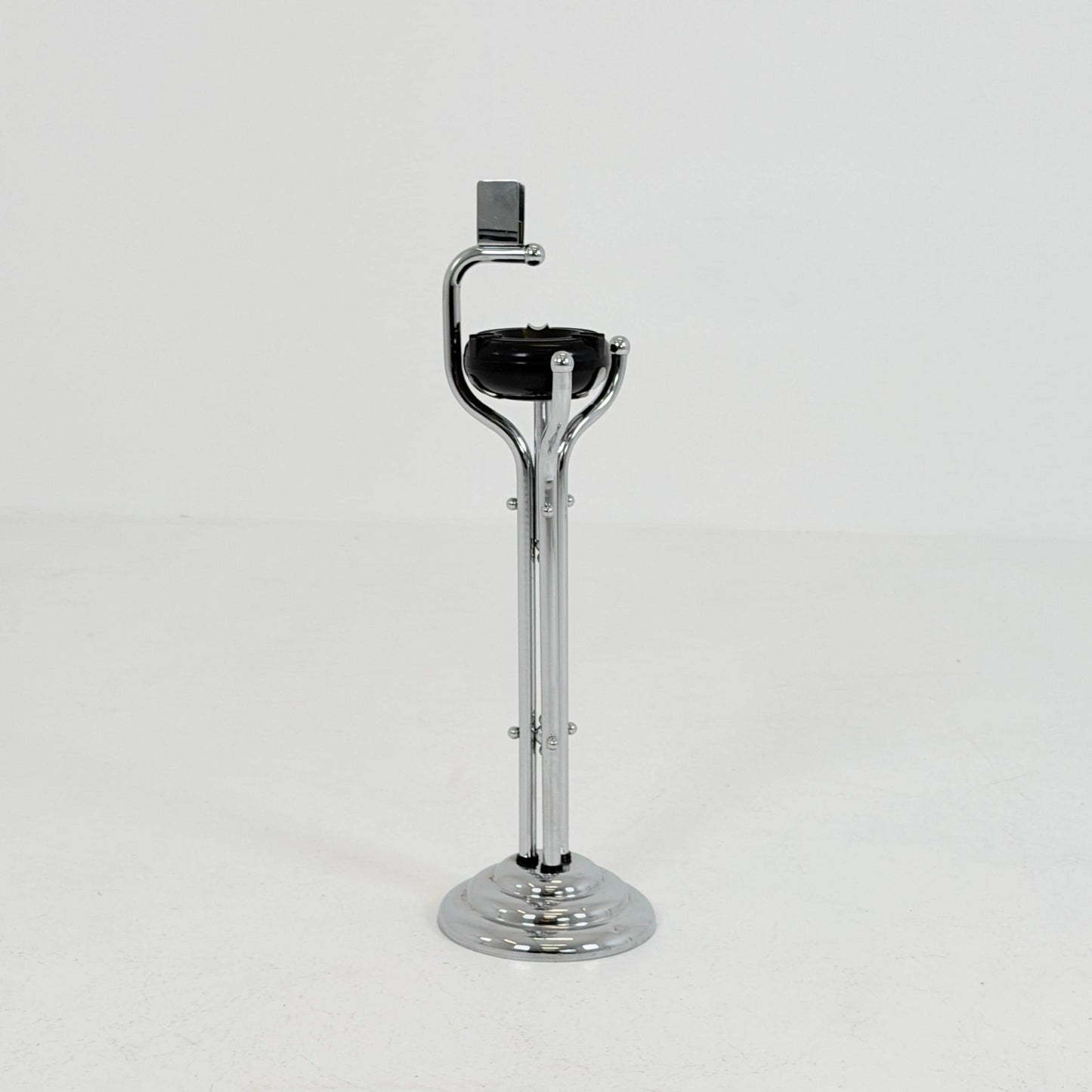 Rare Art Deco Ashtray Stand & Side Table | Demeyere Belgium, 1930s–40s