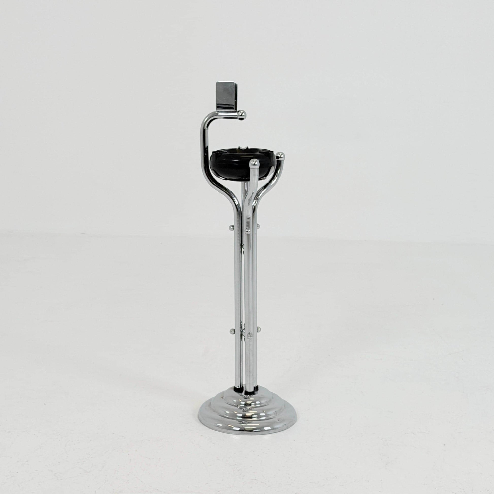 Rare Art Deco Ashtray Stand & Side Table | Demeyere Belgium, 1930s–40s