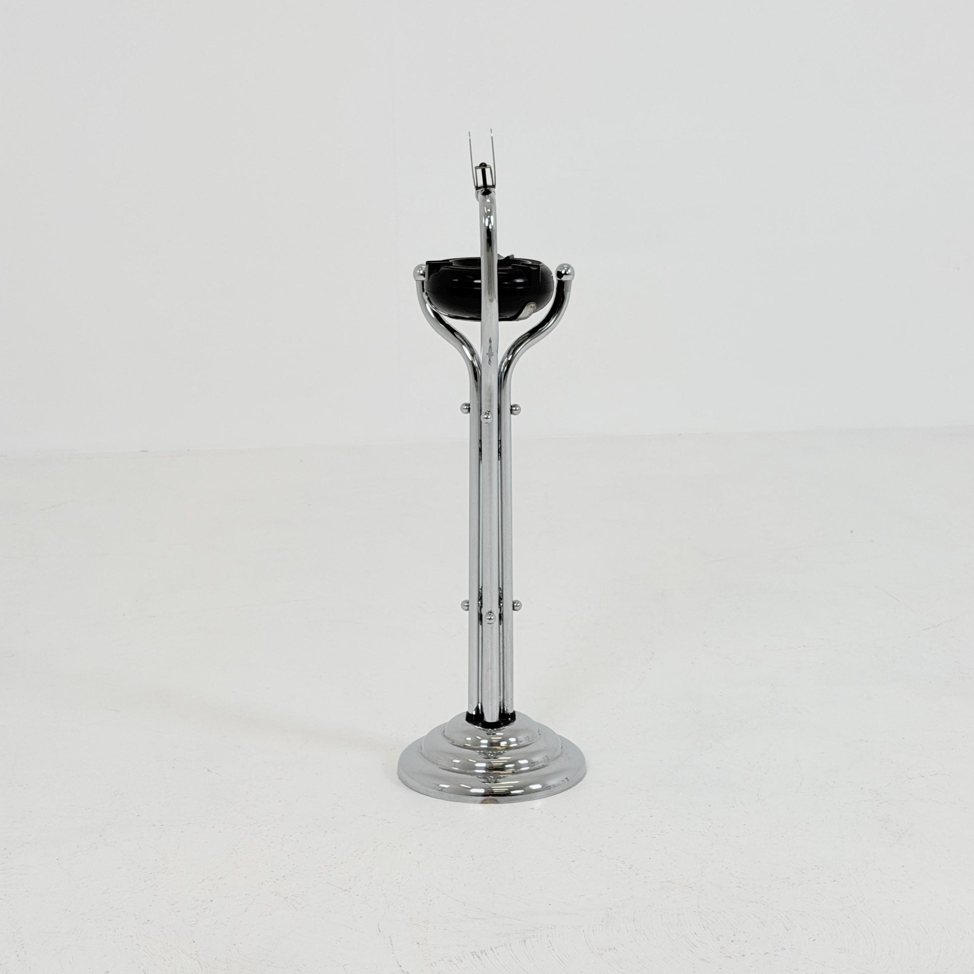 Rare Art Deco Ashtray Stand & Side Table | Demeyere Belgium, 1930s–40s