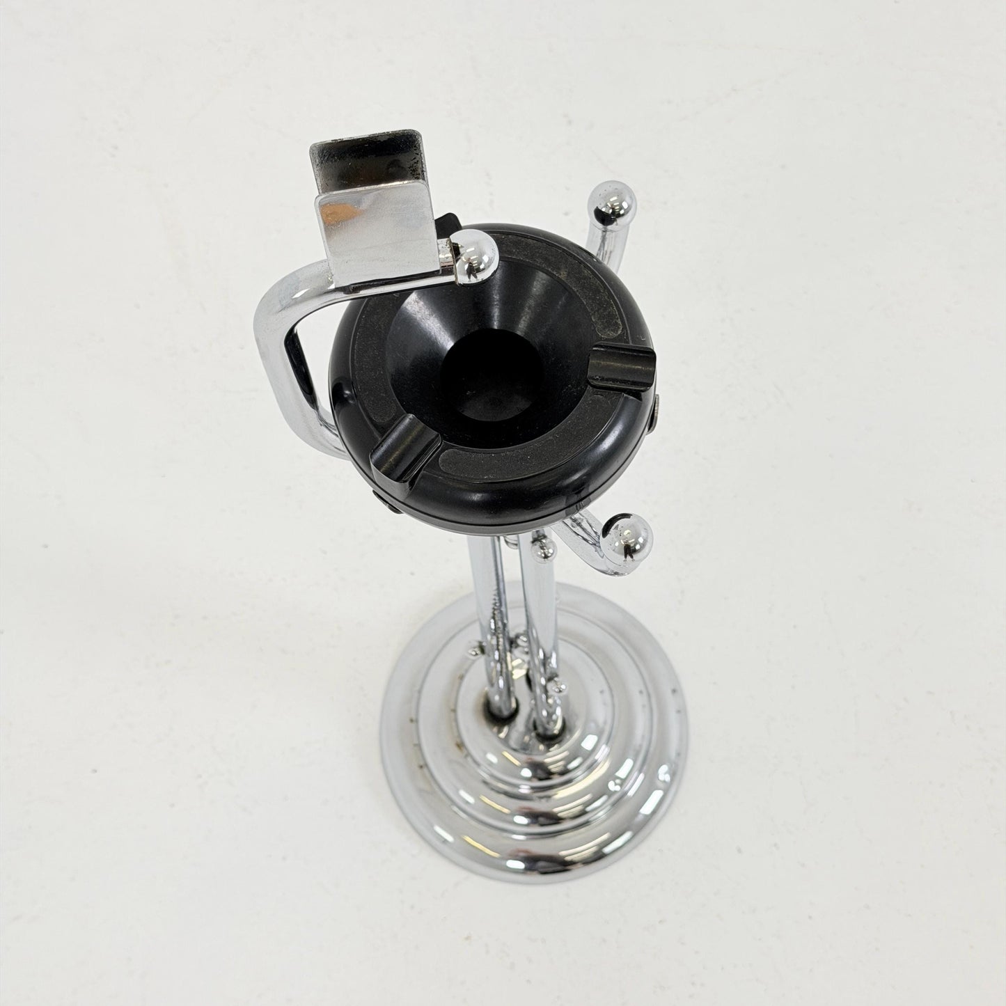 Rare Art Deco Ashtray Stand & Side Table | Demeyere Belgium, 1930s–40s