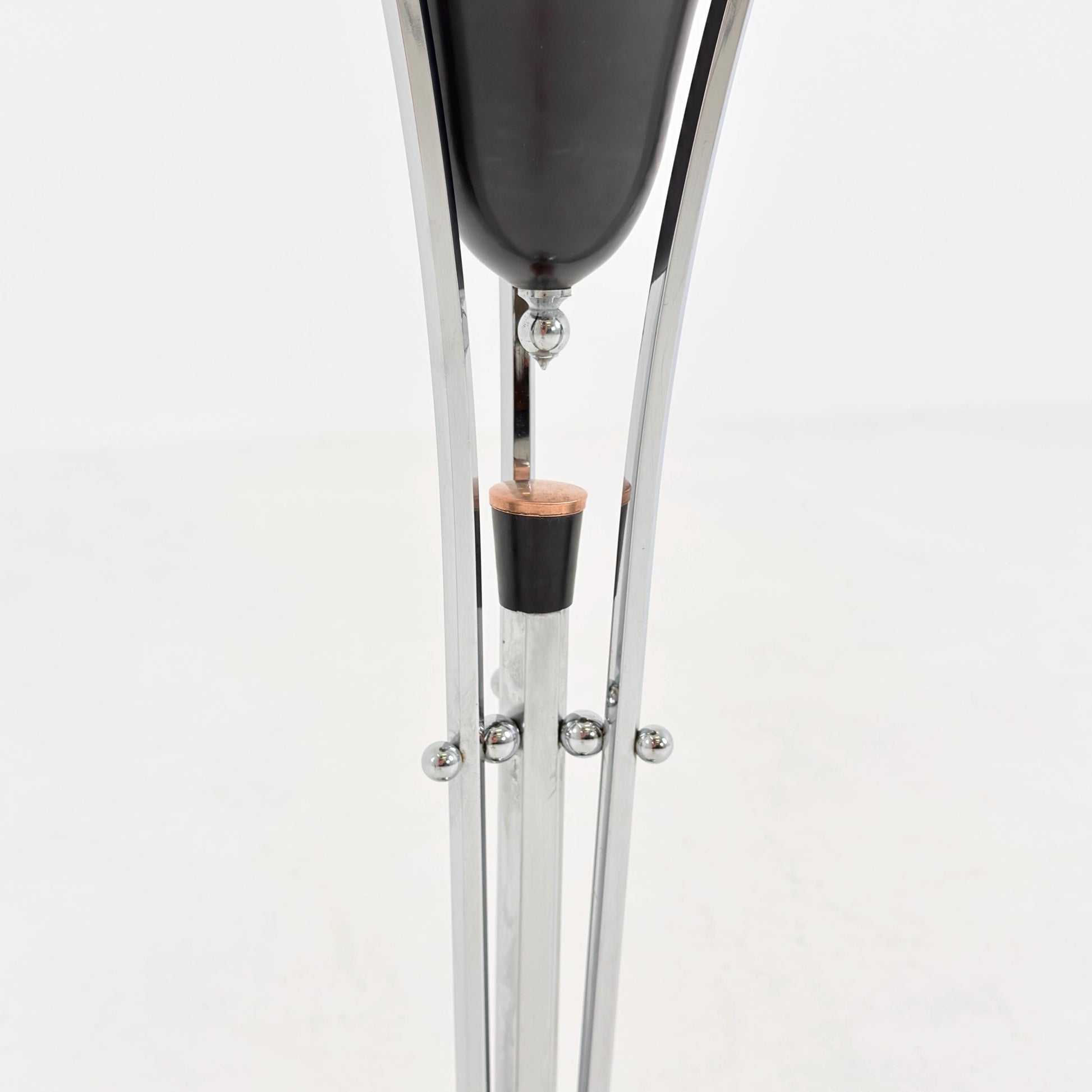 Rare Art Deco Ashtray Stand & Side Table | Demeyere Belgium, 1930s–40s