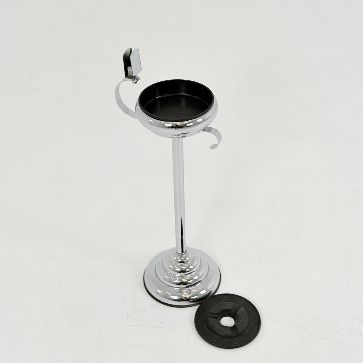 Rare Art Deco Ashtray Stand & Side Table | Demeyere Belgium, 1930s–40s