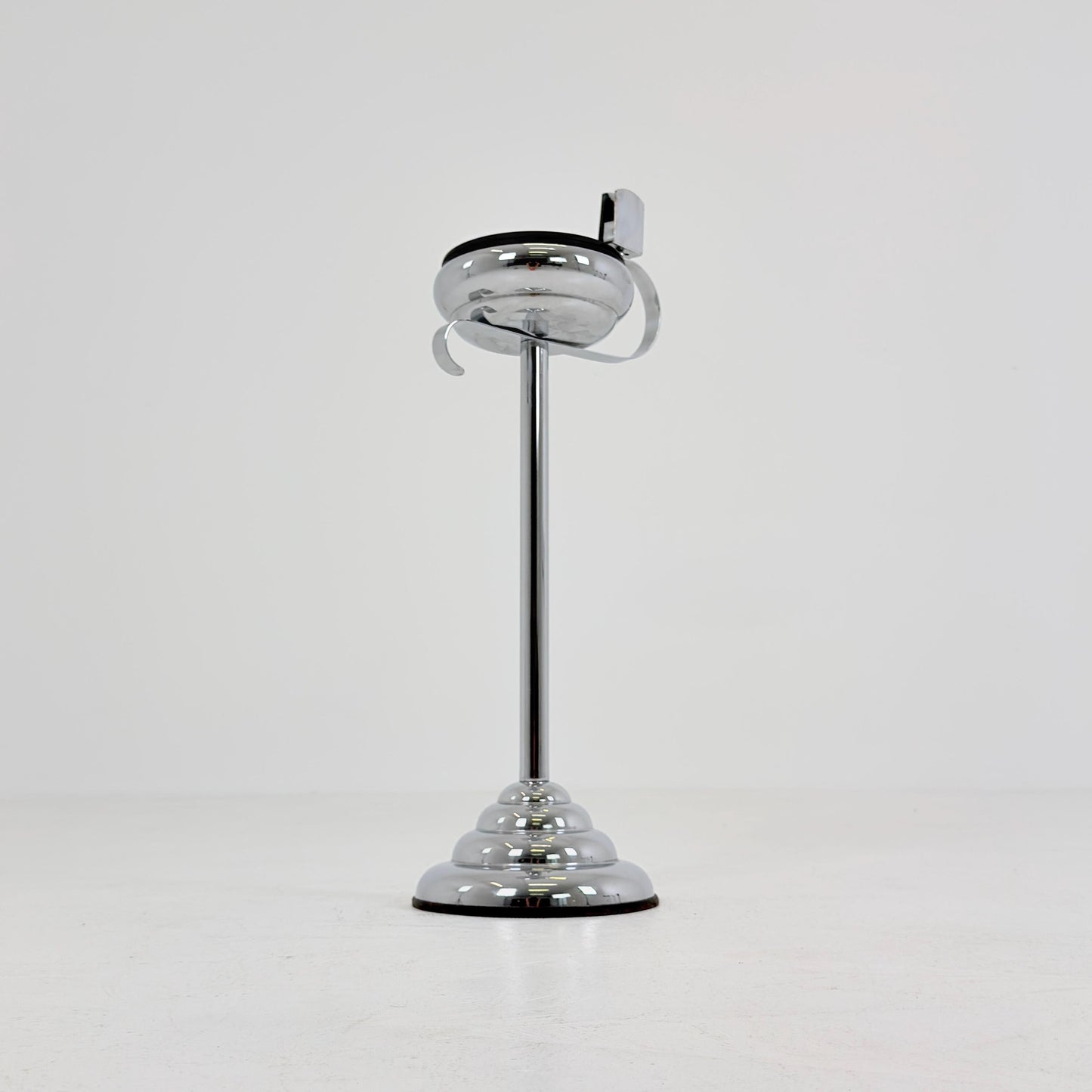 Rare Art Deco Ashtray Stand & Side Table | Demeyere Belgium, 1930s–40s