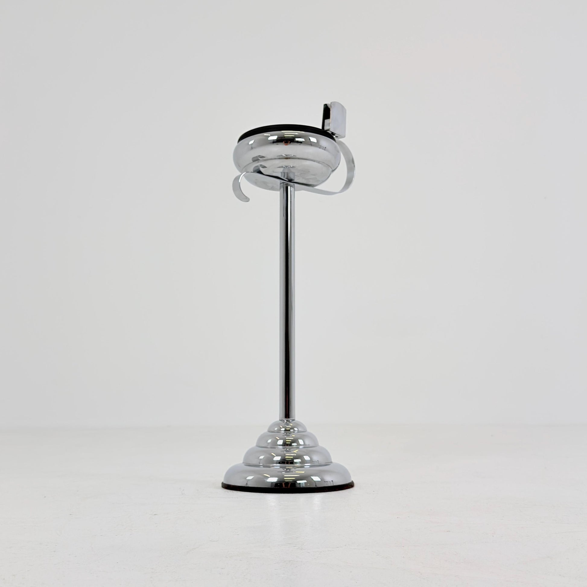 Rare Art Deco Ashtray Stand & Side Table | Demeyere Belgium, 1930s–40s