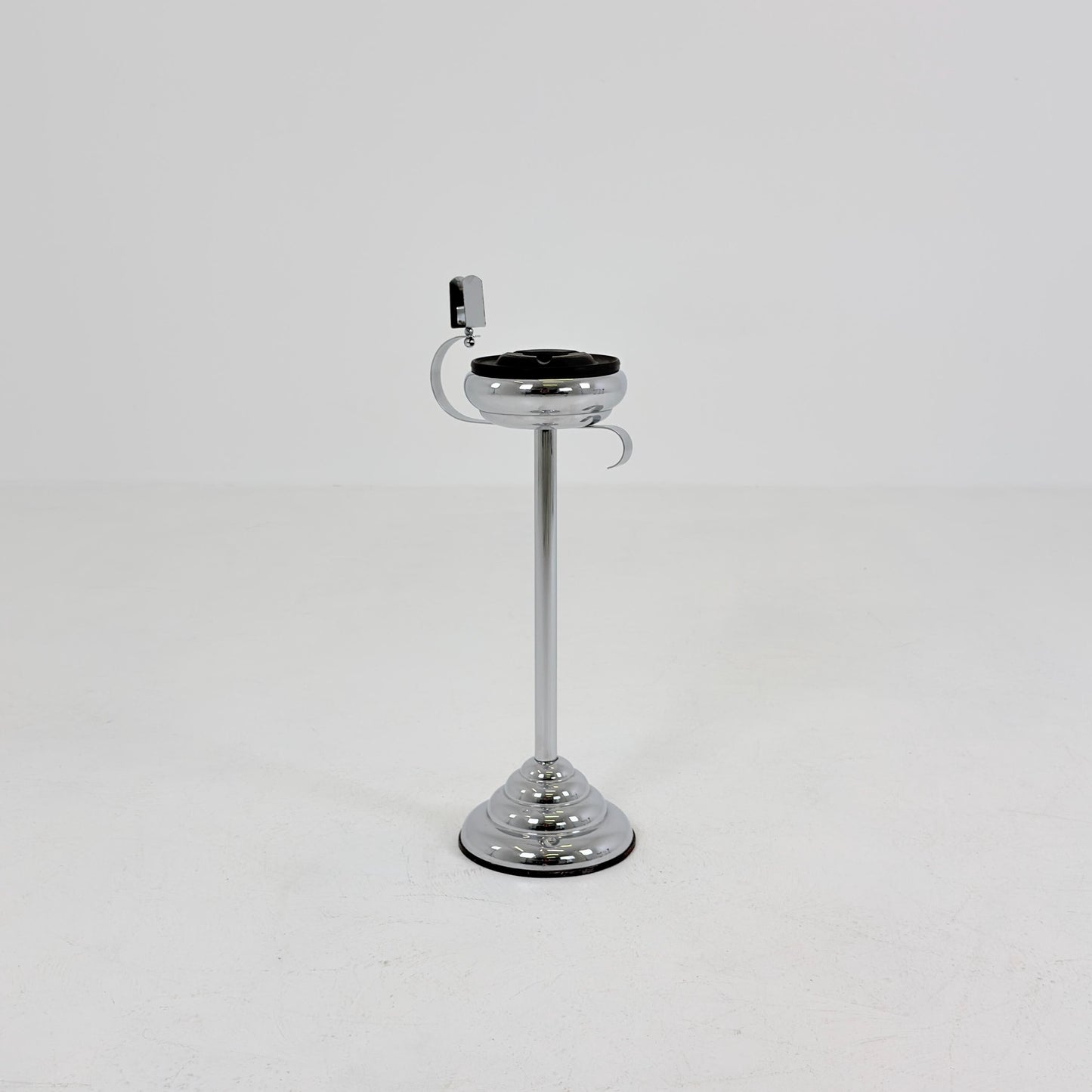 Rare Art Deco Ashtray Stand & Side Table | Demeyere Belgium, 1930s–40s