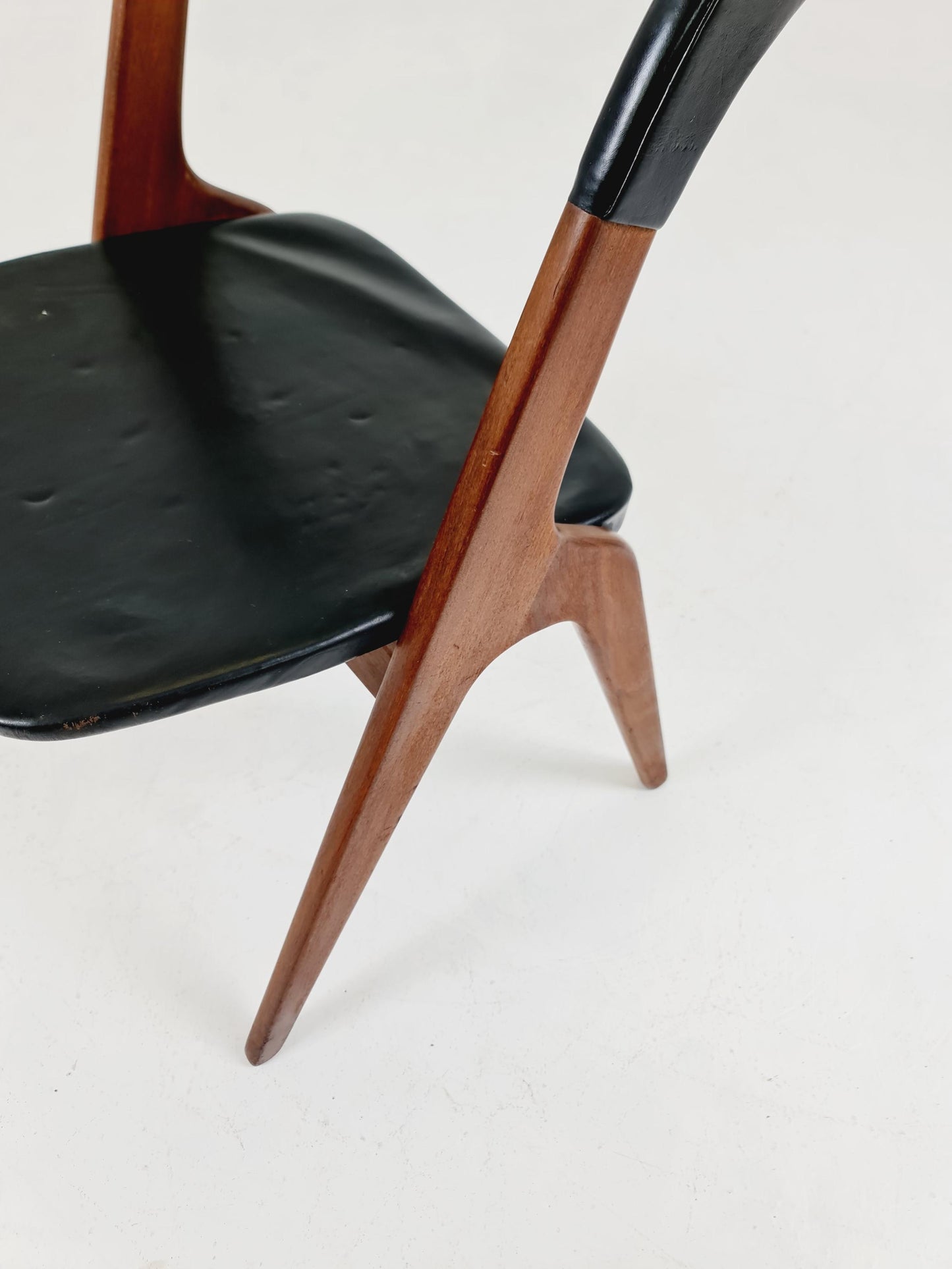 Vintage Danish teak "sonja"chair by johannes Andersen for Vamo ,Sönderborg Denmark , 1960s,