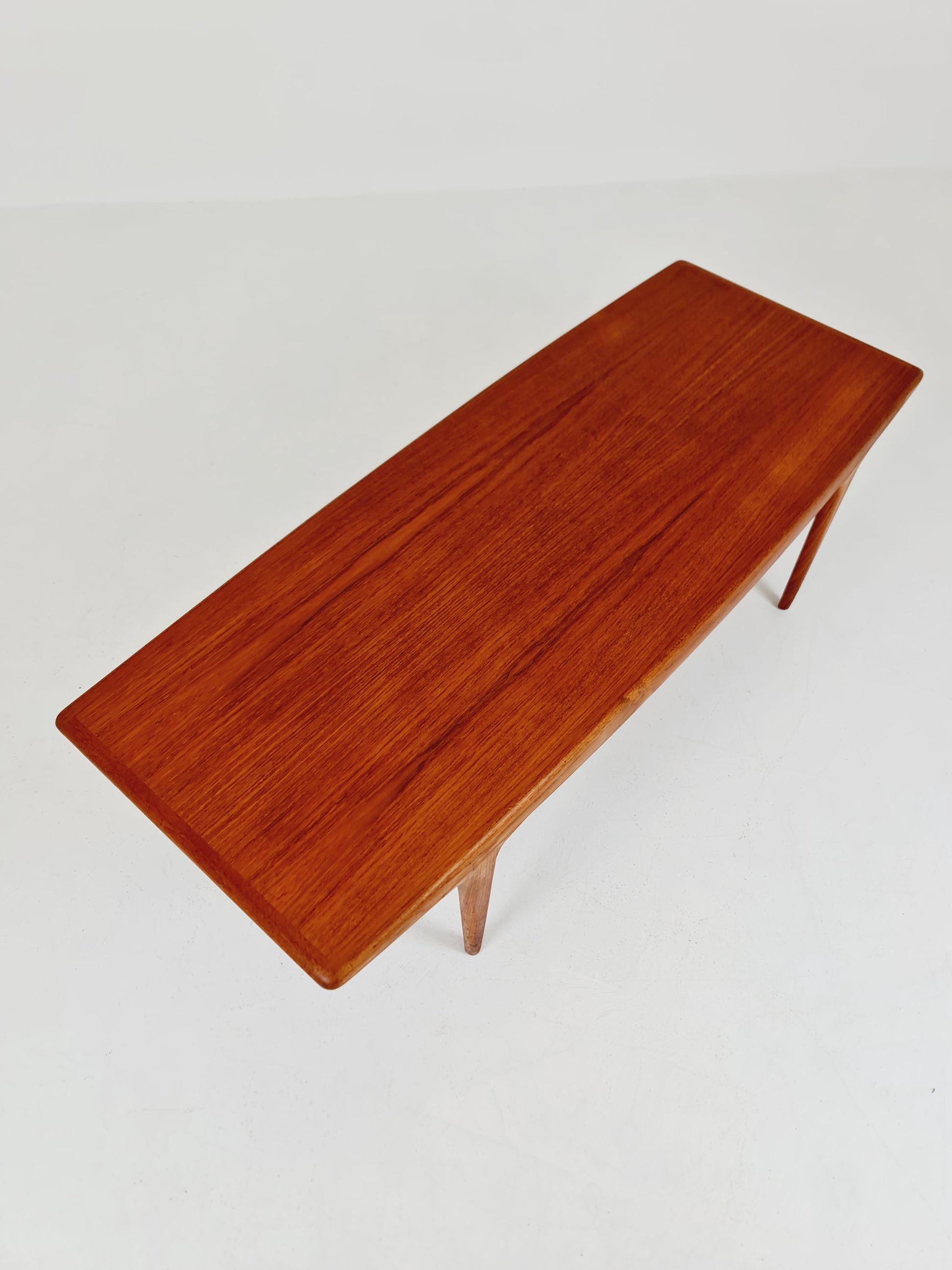 Danish Teak Coffee Table by Johannes Andersen for Silkborg , 1960s