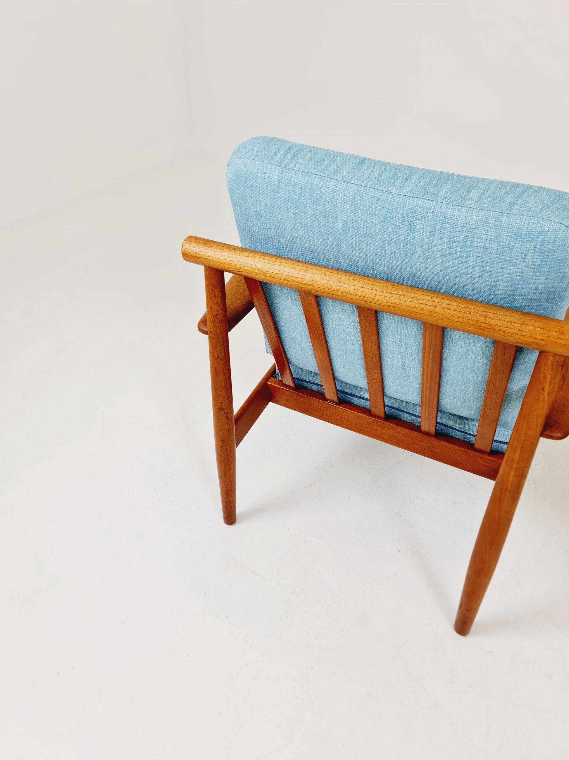 Super Rare Mid century teak easy lounge chairs , Set of 2, 1960s