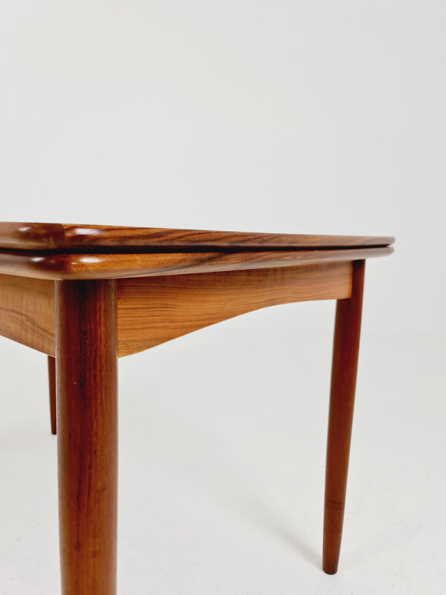 German teak & walnut dining table by Lübke, 1960s