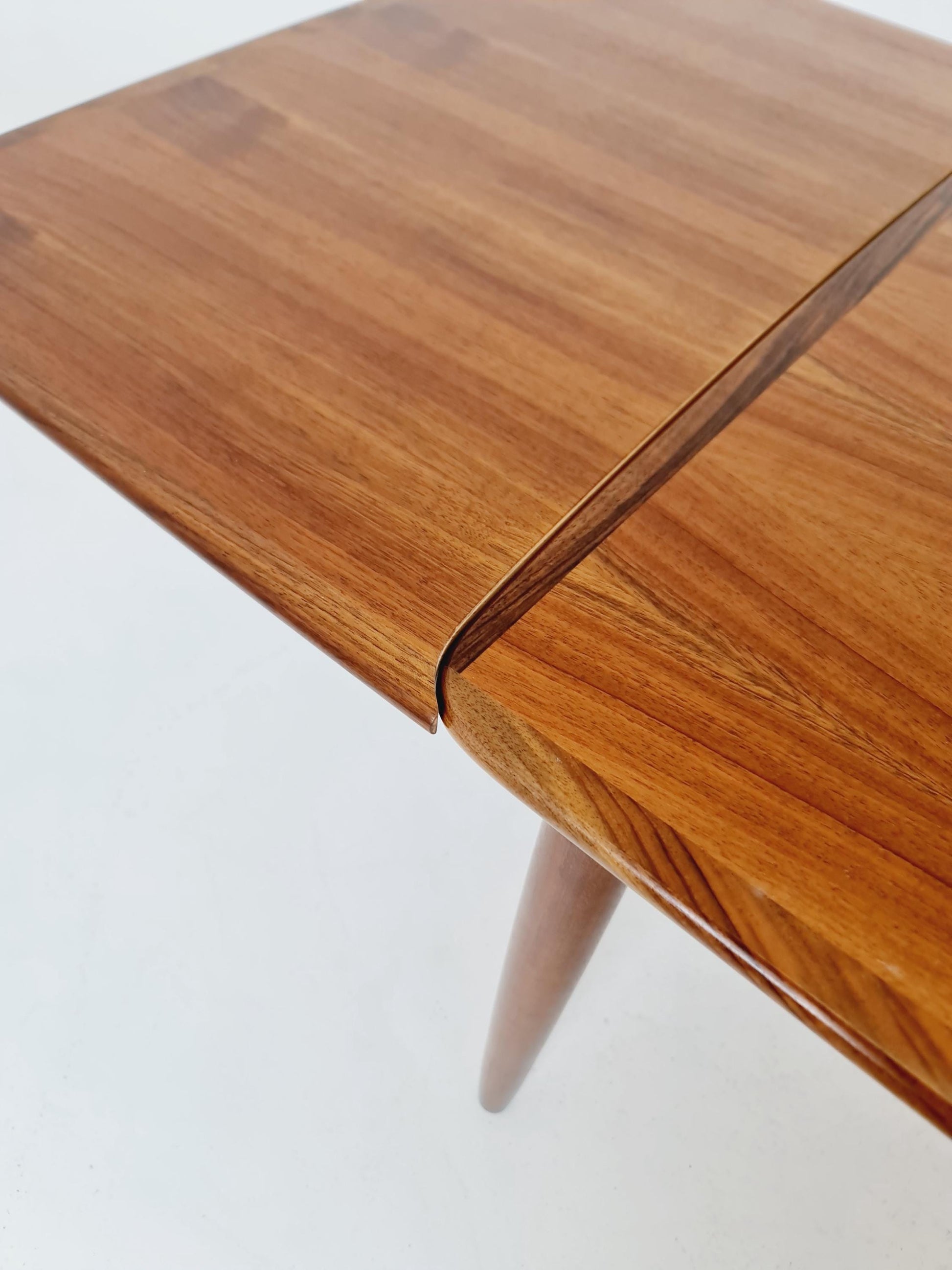 German teak & walnut dining table by Lübke, 1960s