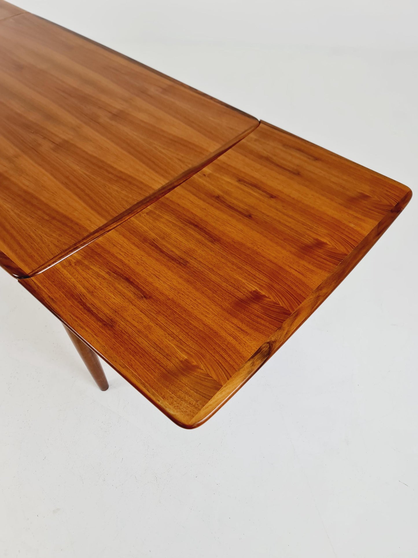German teak & walnut dining table by Lübke, 1960s