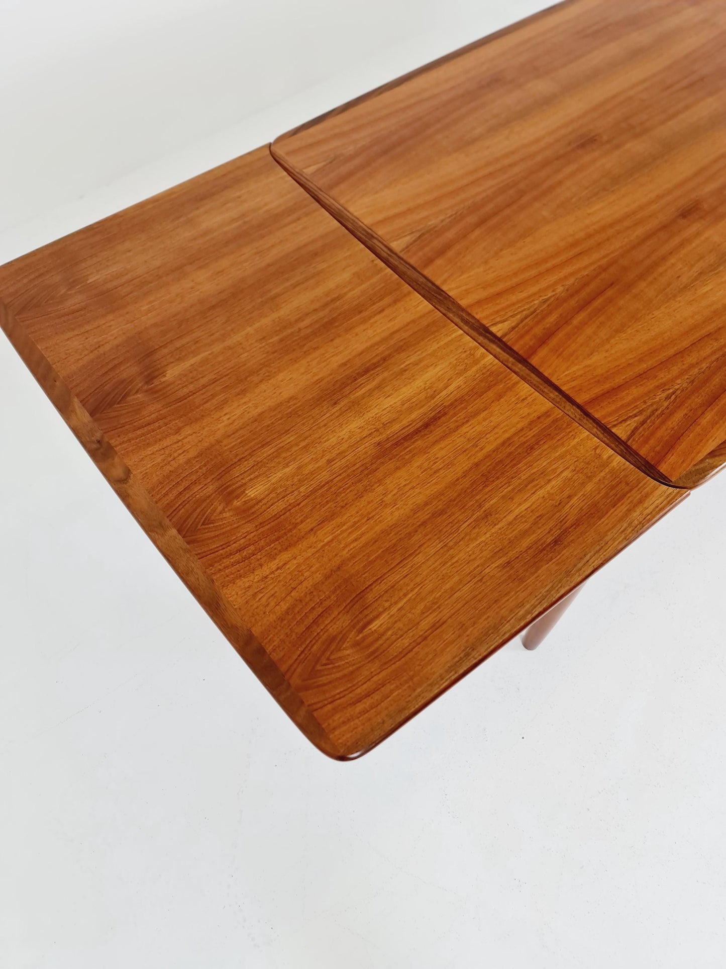 German teak & walnut dining table by Lübke, 1960s