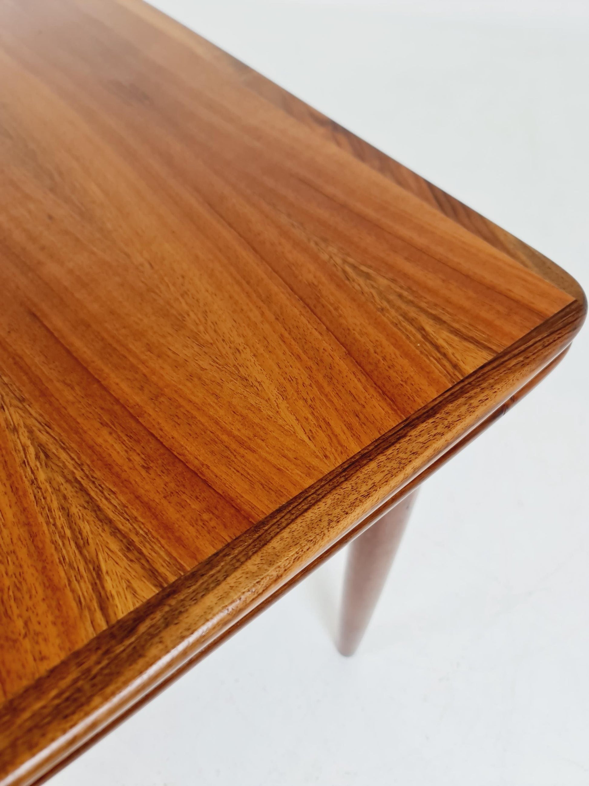 German teak & walnut dining table by Lübke, 1960s