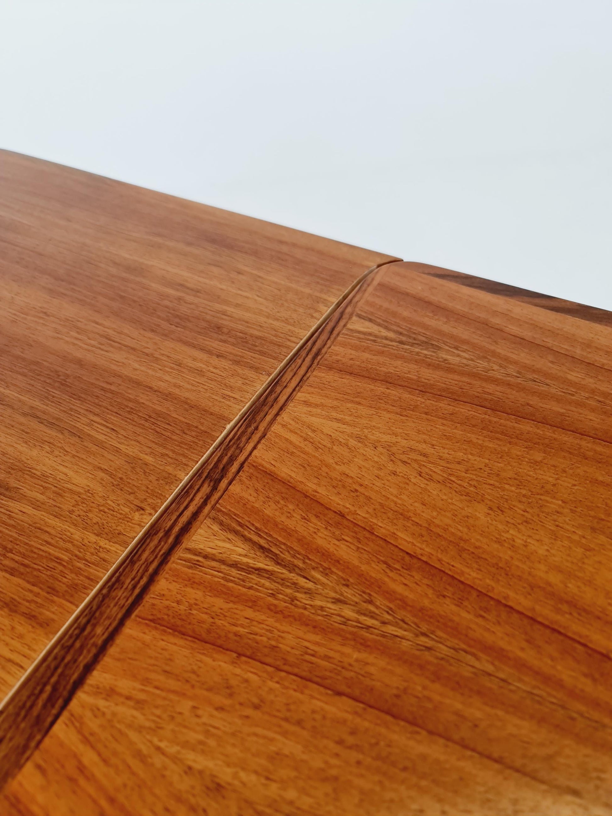 German teak & walnut dining table by Lübke, 1960s