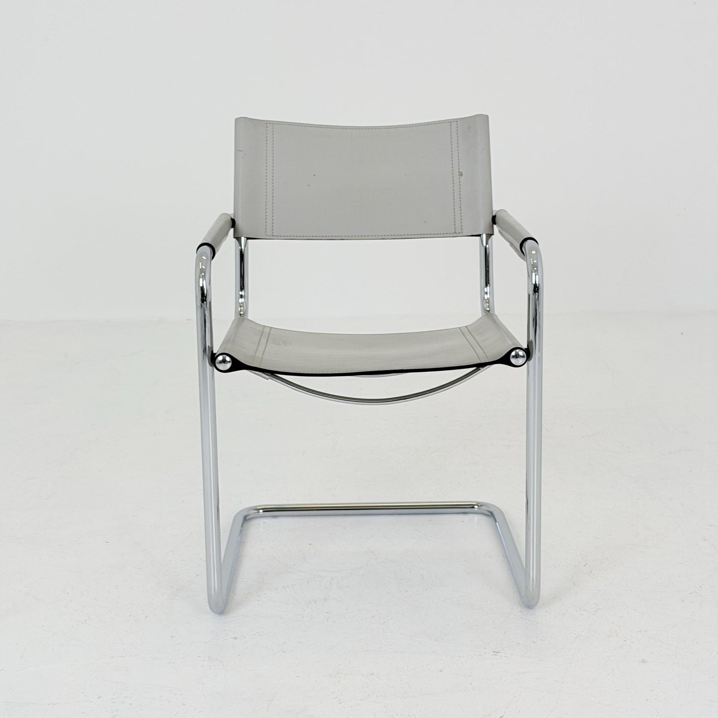 1 of 3 Mid century Bauhaus Matteo Grassi MG5 Cantilever Armchairs by Mart Stam, Italy, 1980s – Model B34