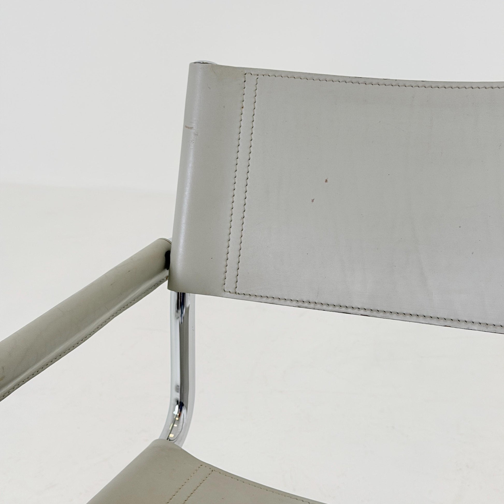 1 of 3 Mid century Bauhaus Matteo Grassi MG5 Cantilever Armchairs by Mart Stam, Italy, 1980s – Model B34