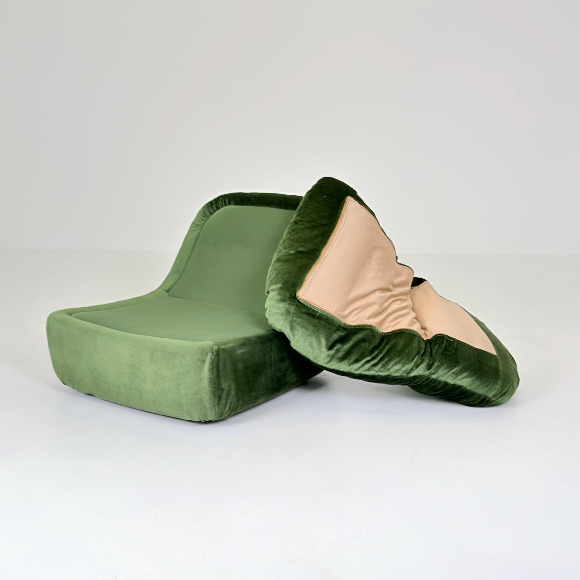 Mid century Large retro Lounge Chair, Germany 1970s