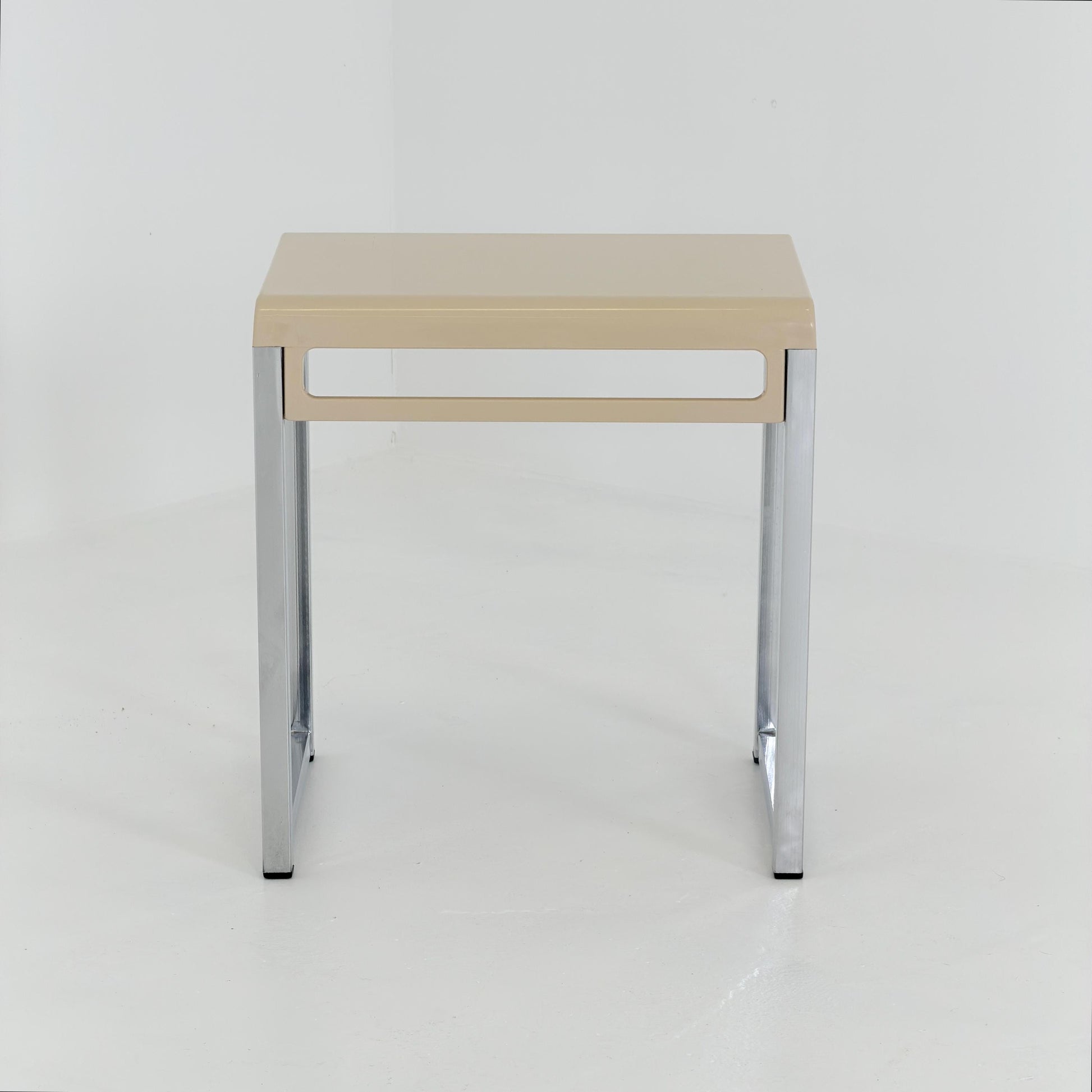 Mid century Blue Space Age side table by Marc Berthier for Prisunic, 1970s