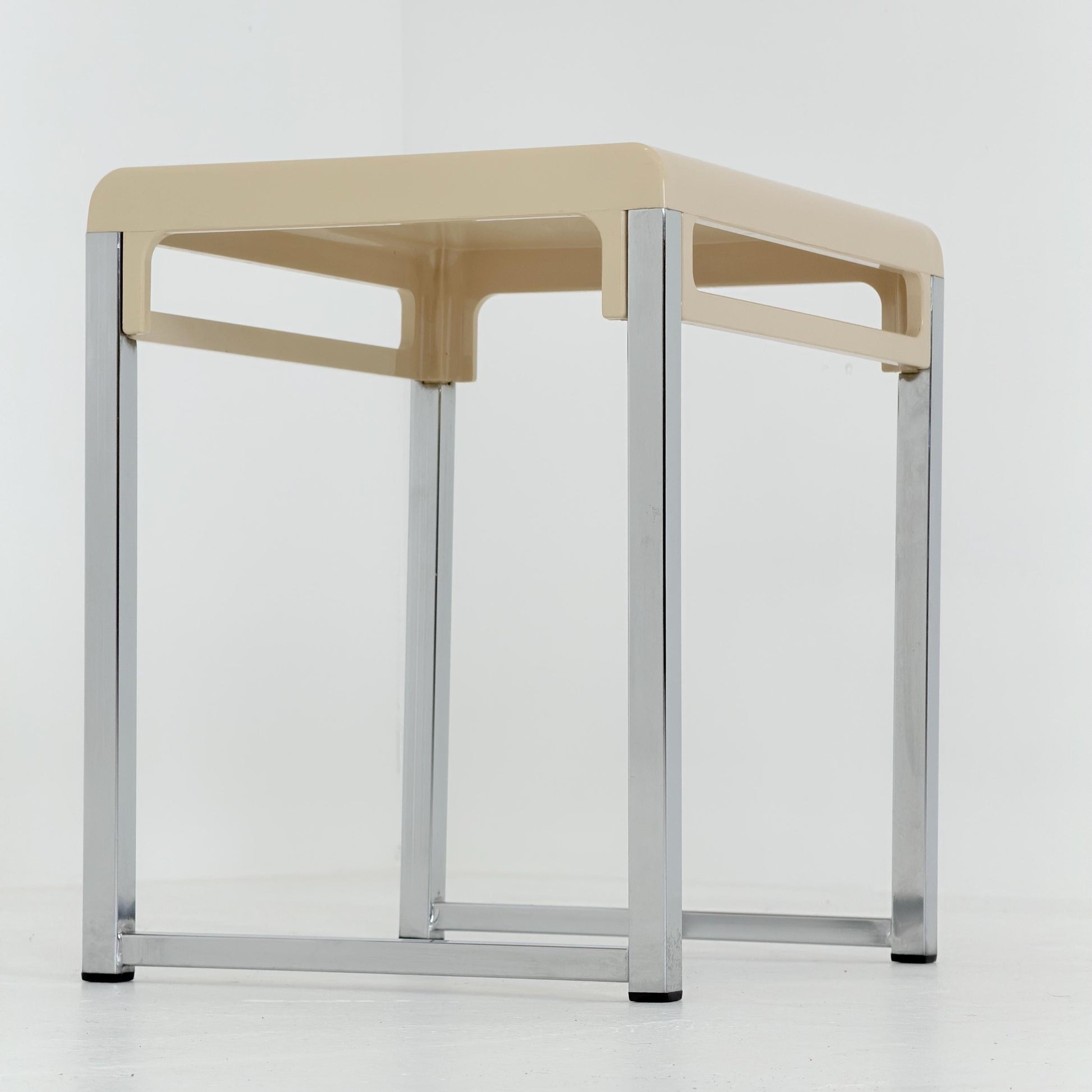 Mid century Blue Space Age side table by Marc Berthier for Prisunic, 1970s