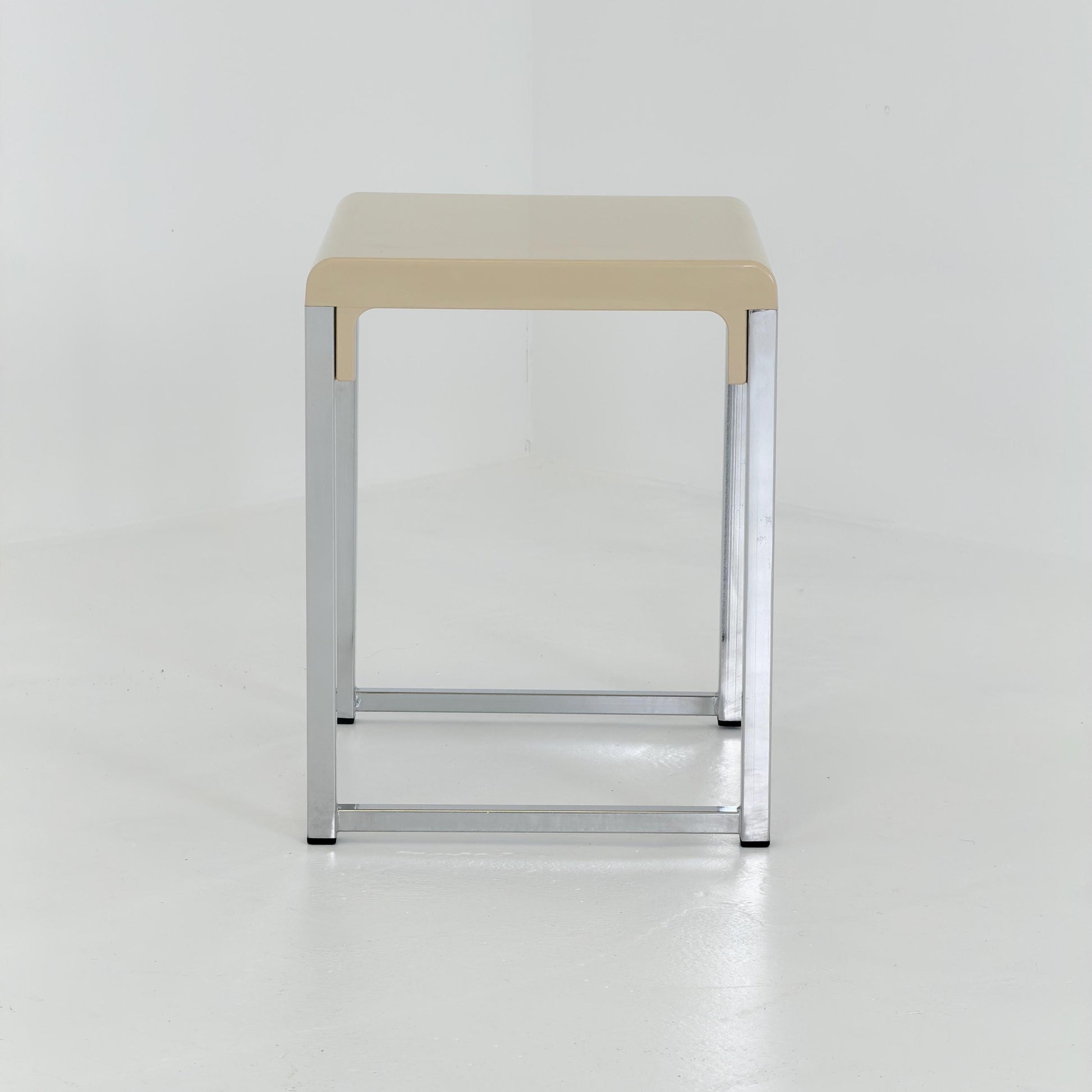 Mid century Blue Space Age side table by Marc Berthier for Prisunic, 1970s