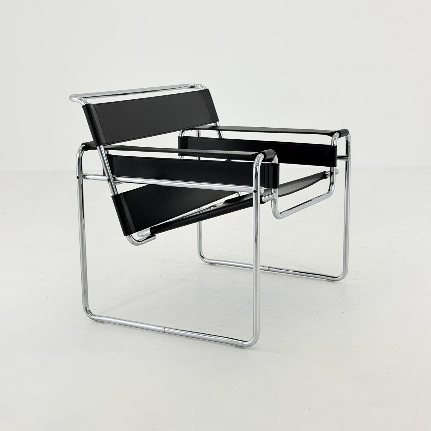 Mid century Bauhaus Orginal Wassily Chair B3 by Marcel Breuer for Gavina, Italy, 1960s