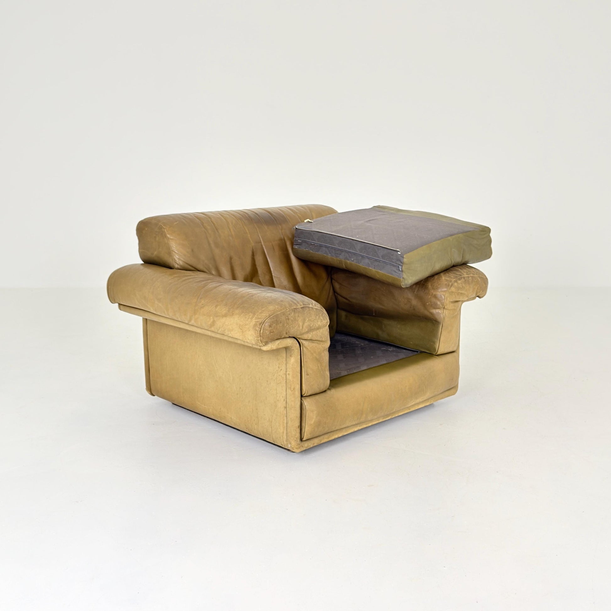 Mid century De Sede DS Leather Lounge Chair | 1970s Swisserland