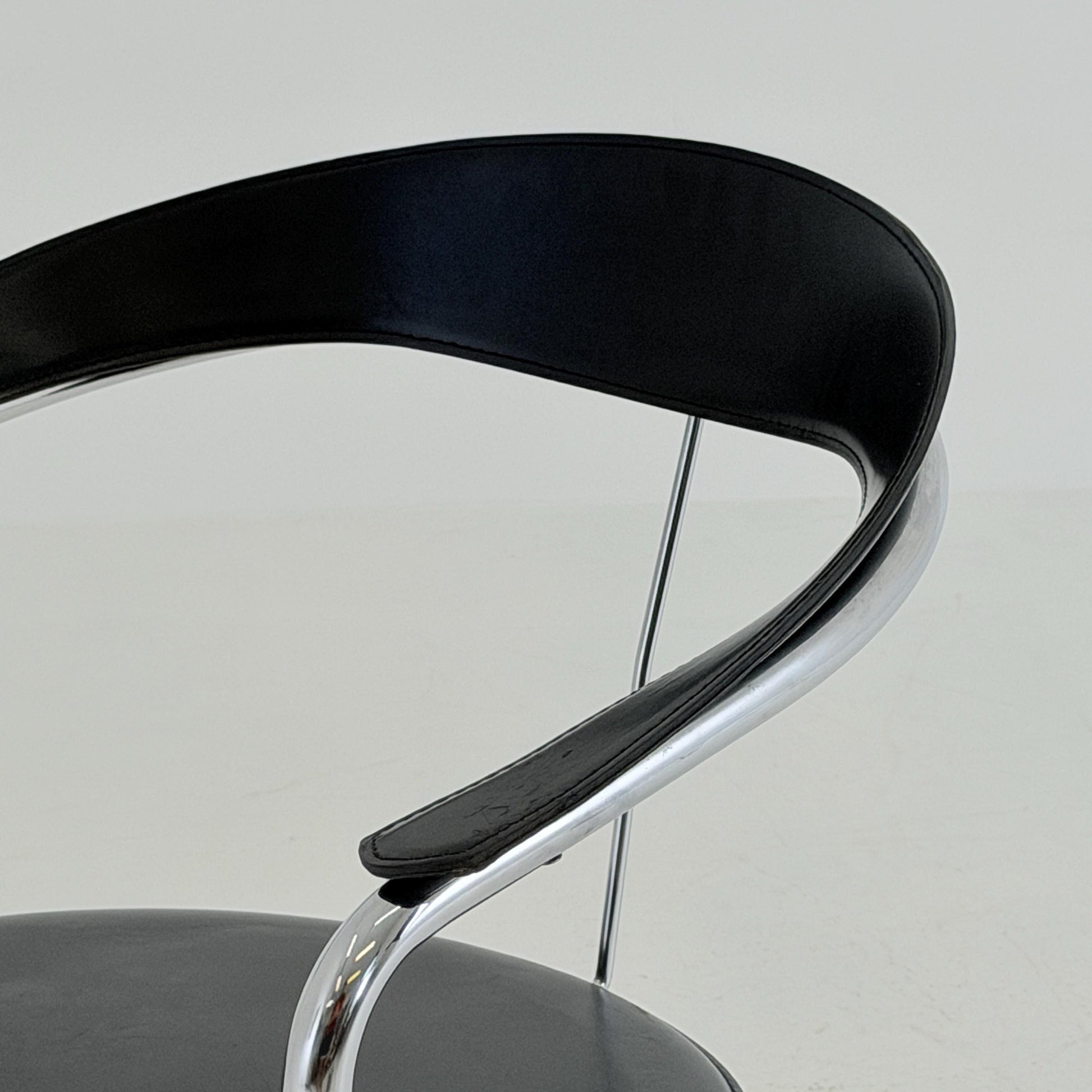 Mid century Bauhaus Canasta Cantilever Chair by Arrben, Italy 1980s,
