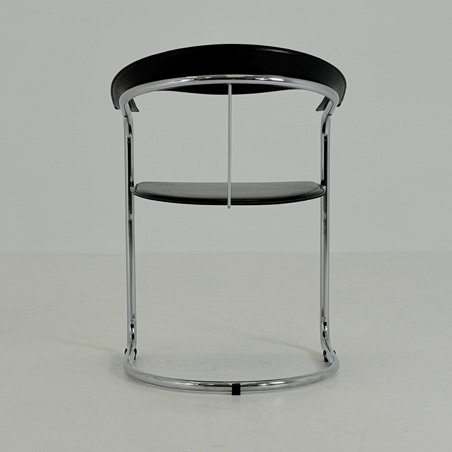 Mid century Bauhaus Canasta Cantilever Chair by Arrben, Italy 1980s,