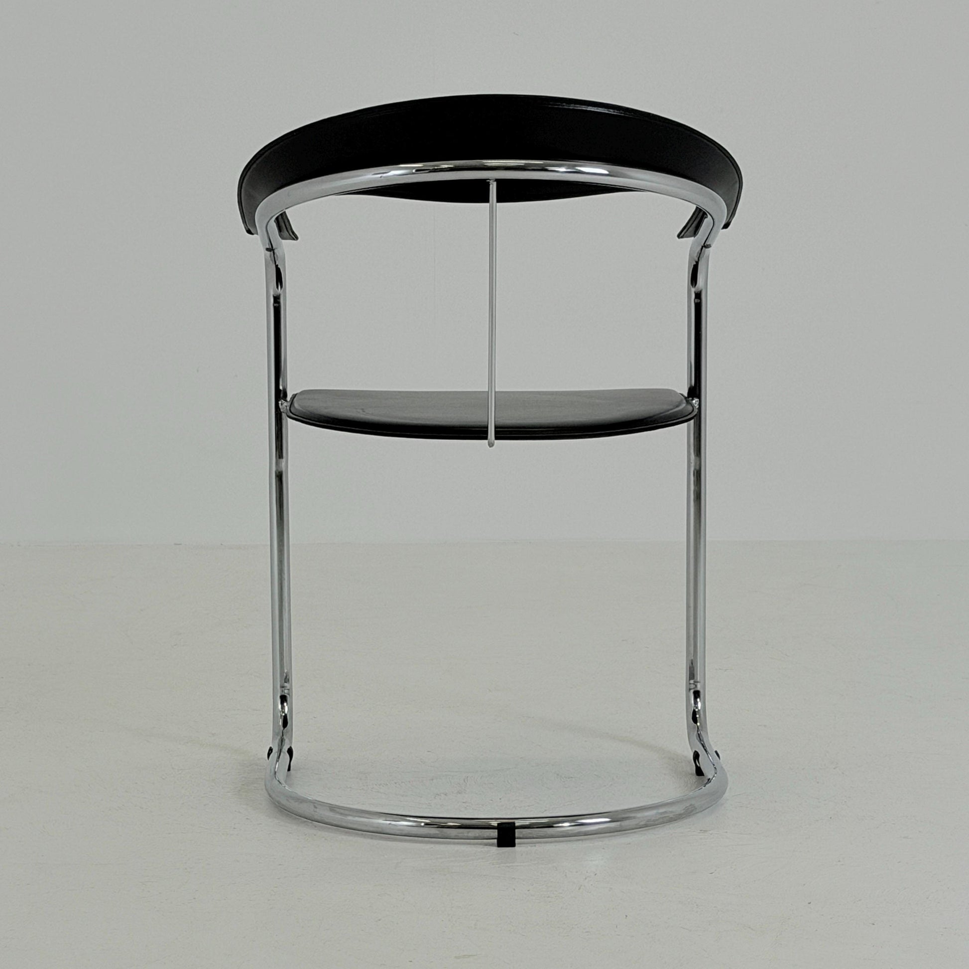 Mid century Bauhaus Canasta Cantilever Chair by Arrben, Italy 1980s,